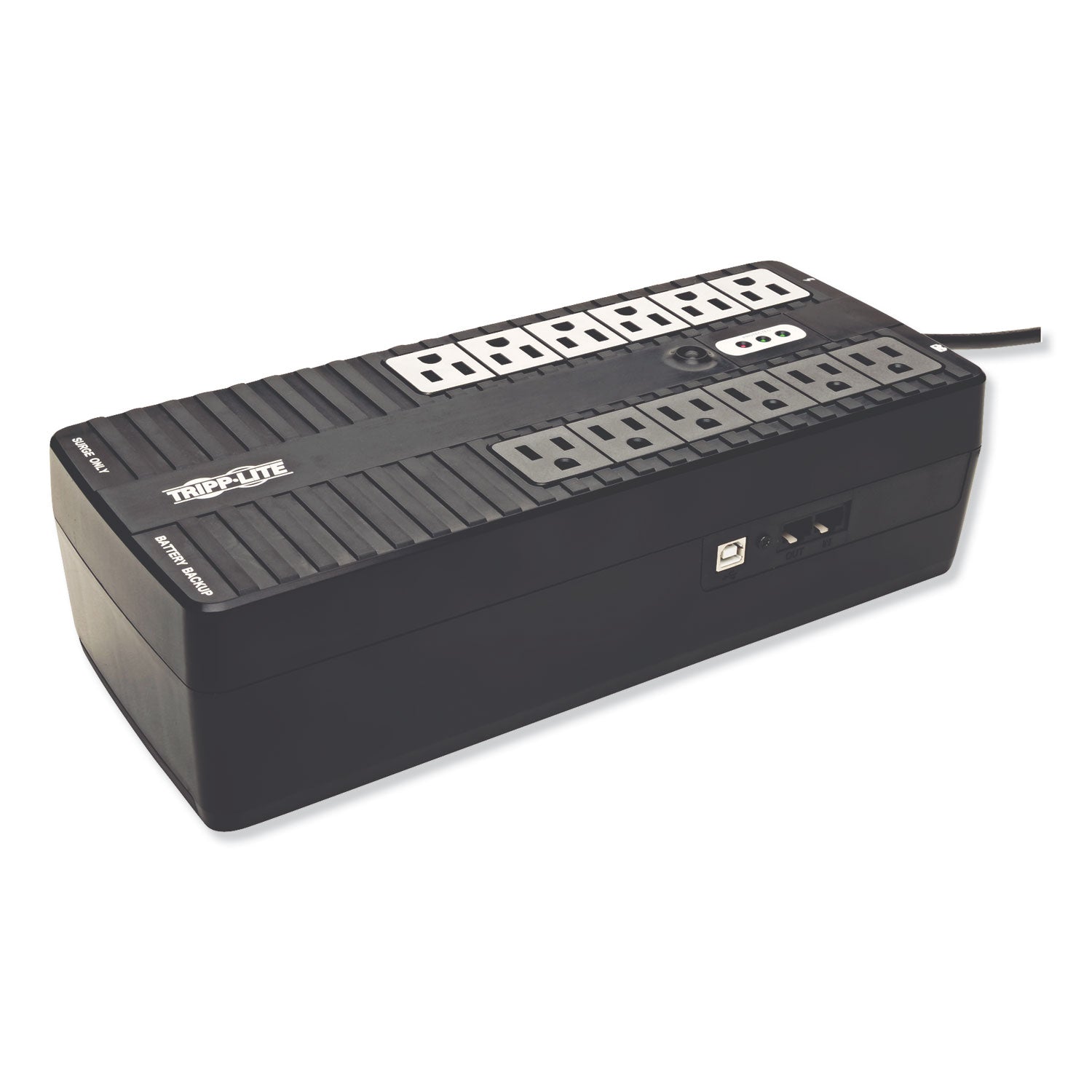 Internet Office Ultra-Compact Desktop Standby UPS, 12 Outlets, 750 VA, 420 J -