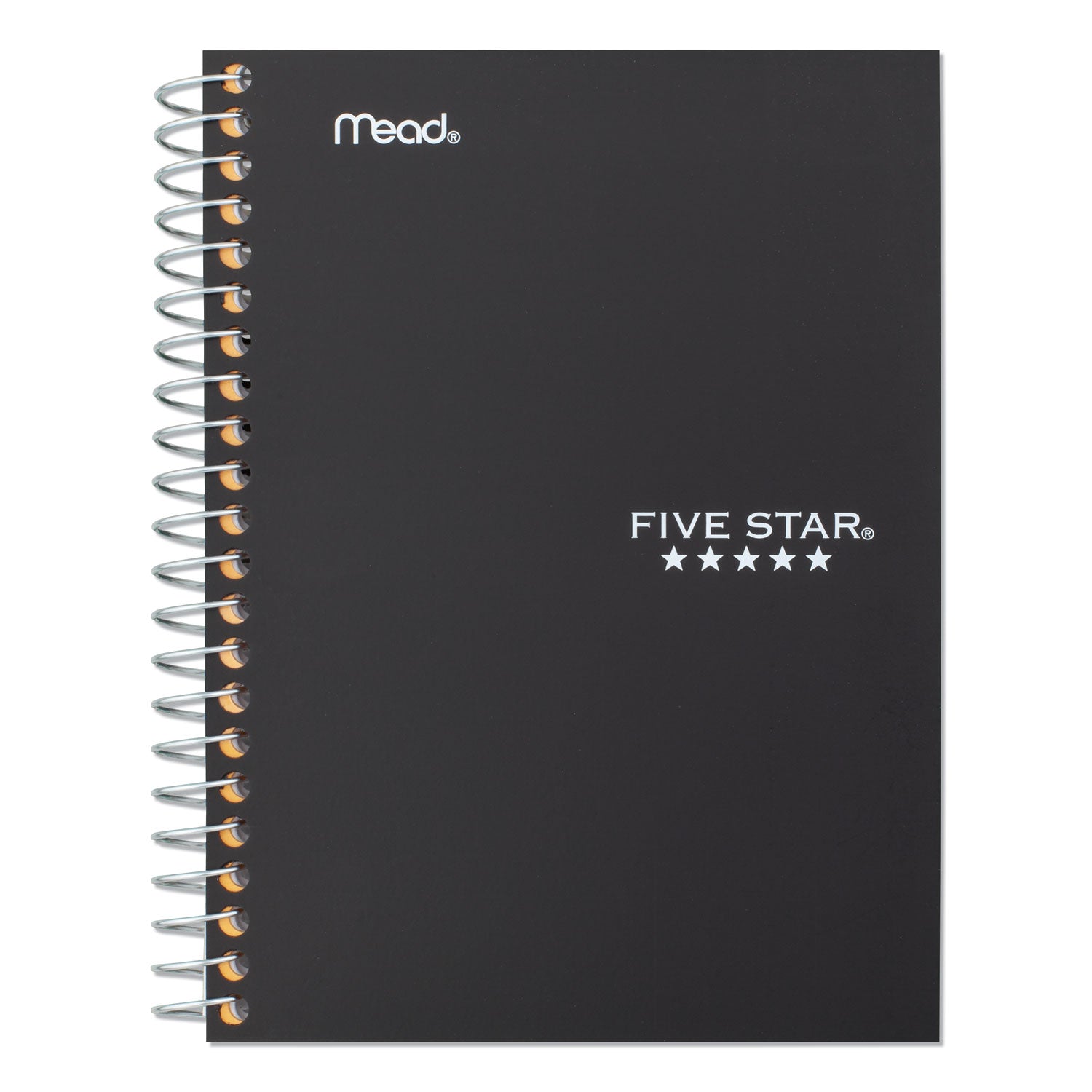 Wirebound Notebook with Two Pockets, 1-Subject, Medium/College Rule, Randomly Assorted Cover Color, (100) 7 x 4.38 Sheets -