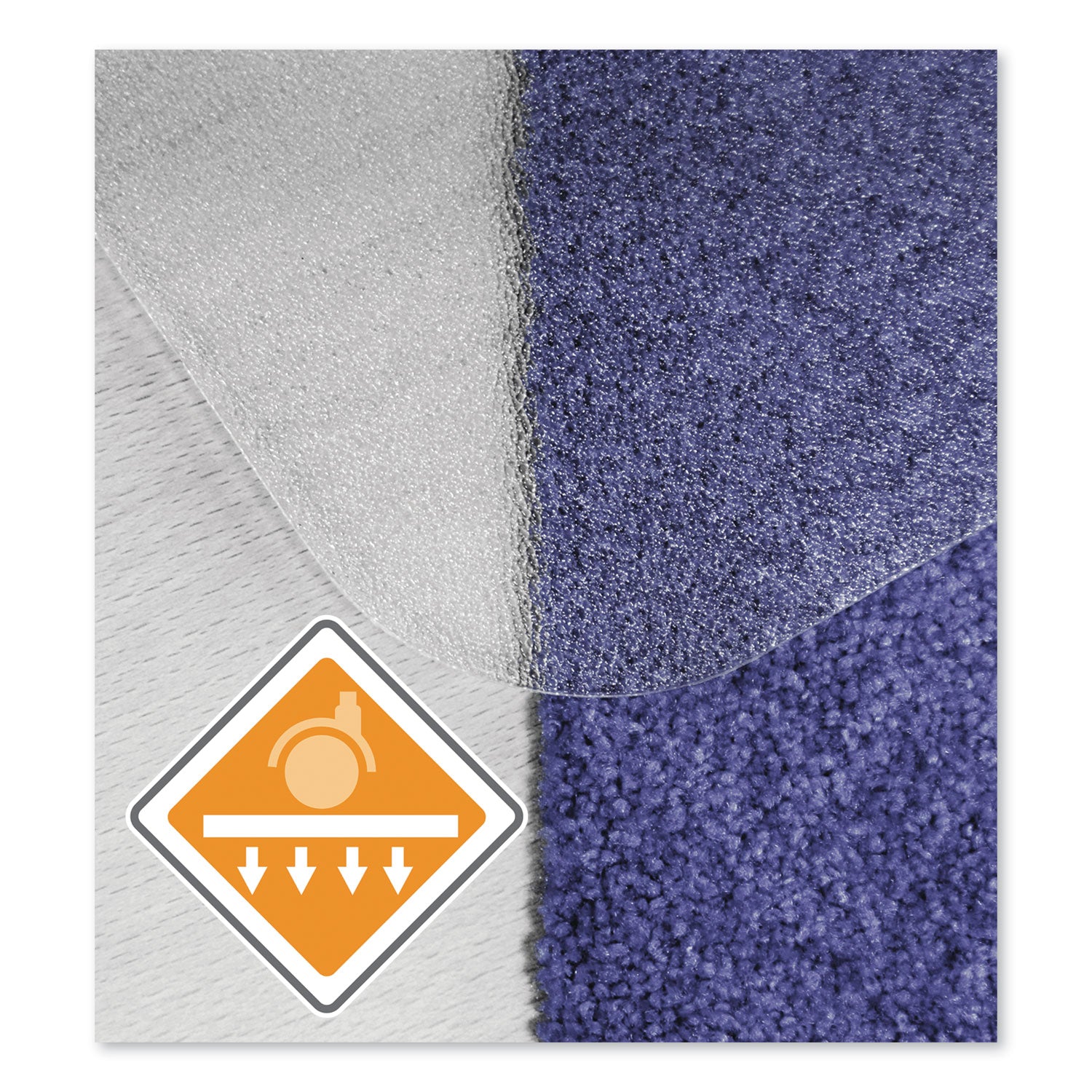 cleartex-unomat-anti-slip-chair-mat-for-hard-floors-flat-pile-carpets-60-x-48-clear_flrec1215020era - 1