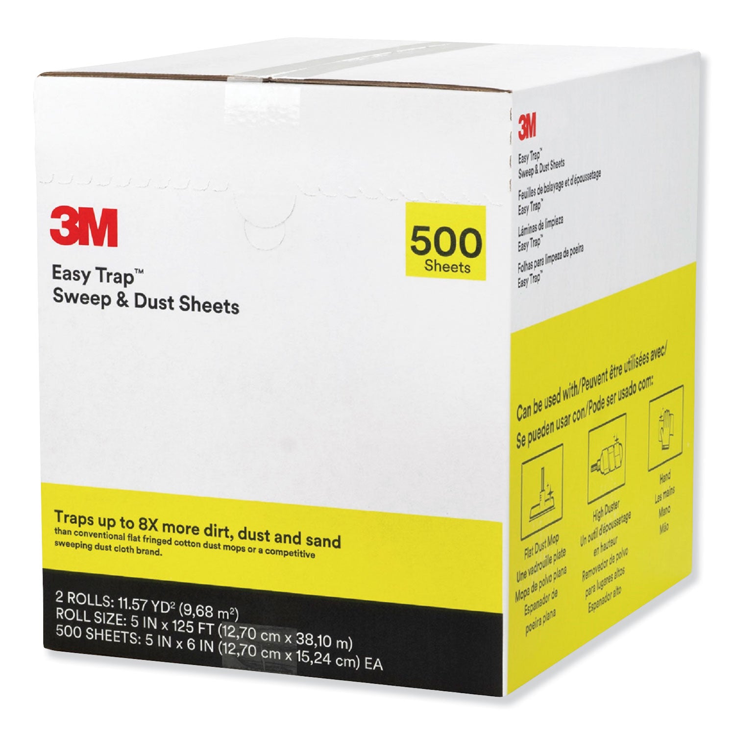 easy-trap-duster-5-x-125-ft-white-250-sheet-roll-2-rolls-carton_mmm55655w - 2