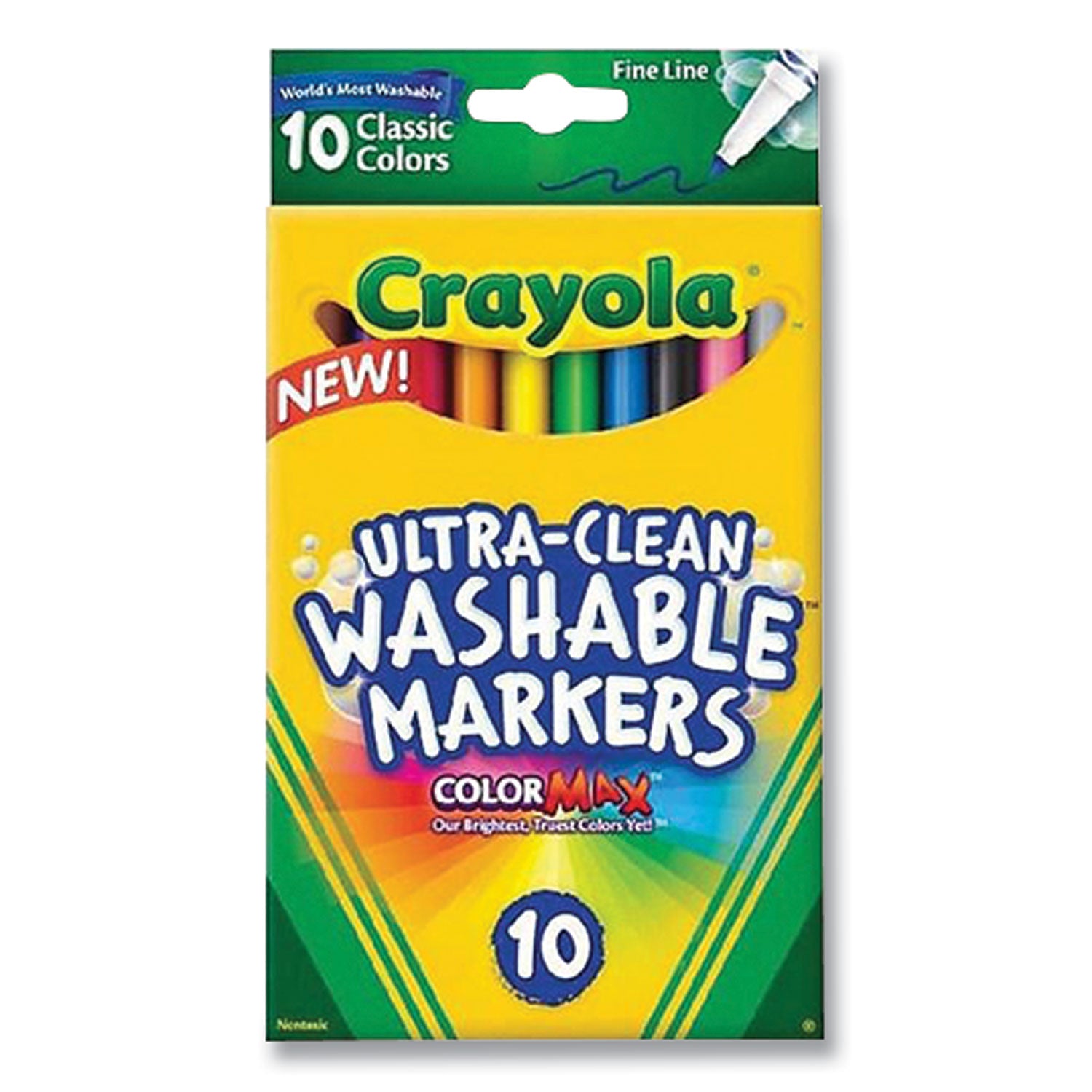 ultra-clean-washable-markers-fine-line-precision-bullet-tip-assorted-colors-10-box_cyo587852 - 1