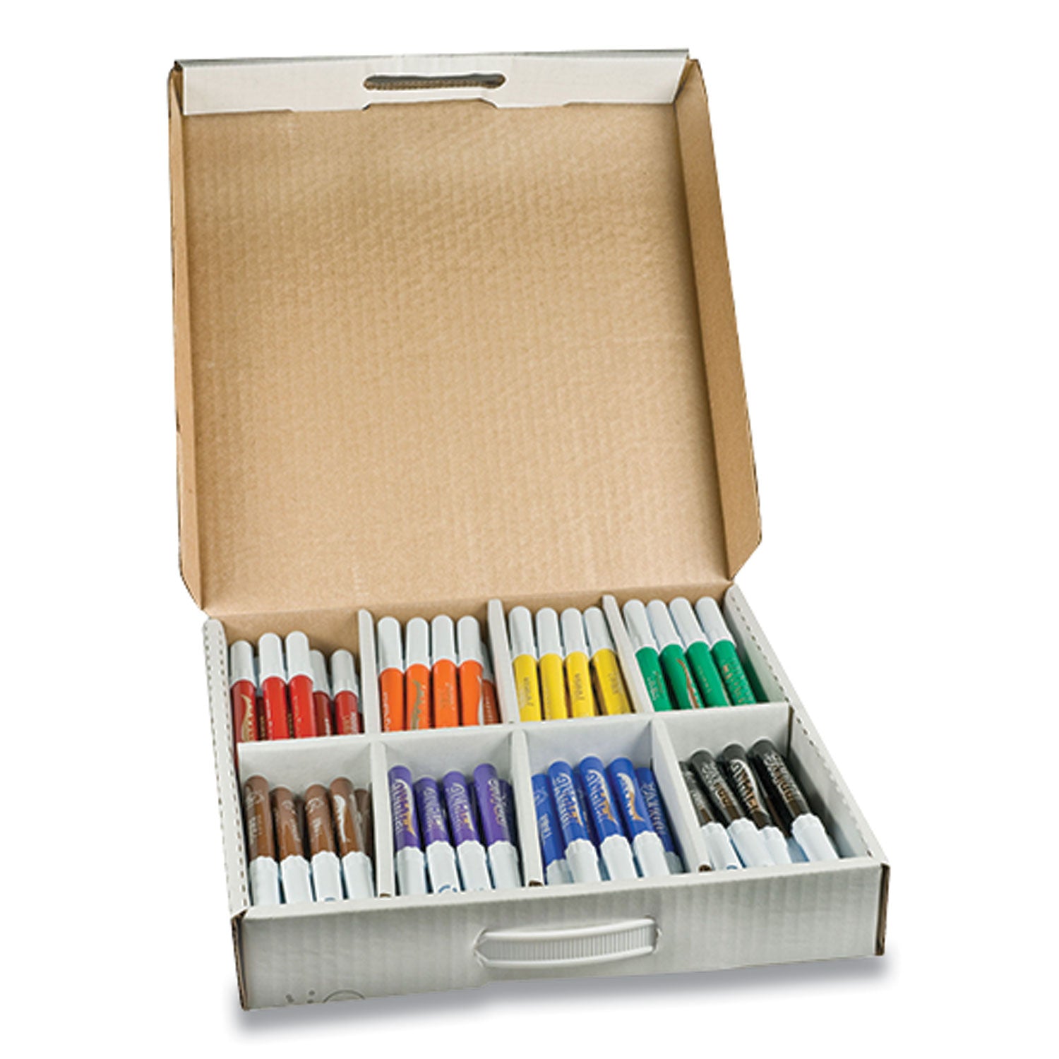 washable-marker-master-pack-broad-bullet-tip-assorted-colors-200-carton_dix80614 - 1