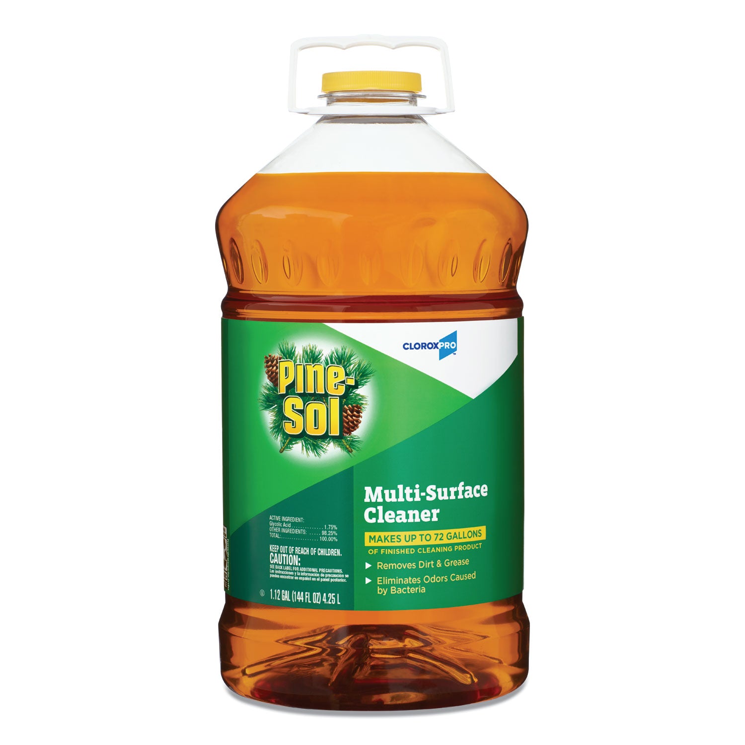 Multi-Surface Cleaner Disinfectant, Pine, 144oz Bottle, 3 Bottles/Carton -