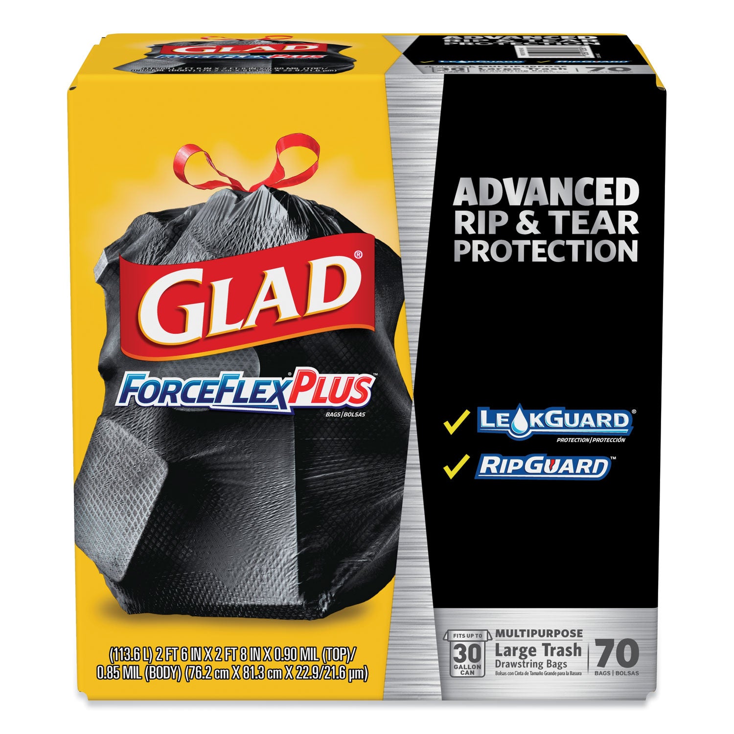 forceflexplus-drawstring-large-trash-bags-30-gal-105-mil-30-x-32-black-70-box_clo70358 - 1