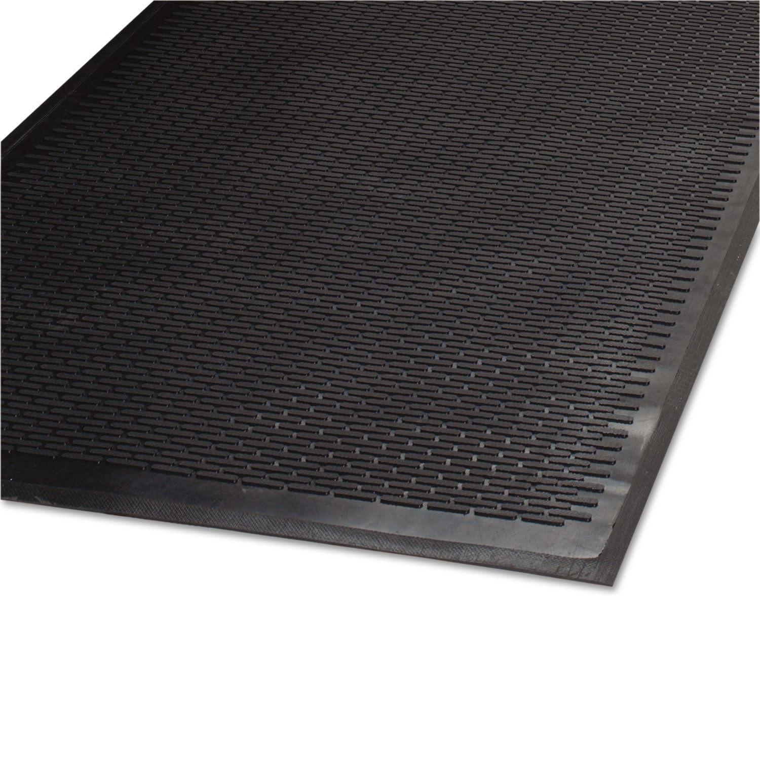Clean Step Outdoor Rubber Scraper Mat, Polypropylene, 36 x 60, Black -