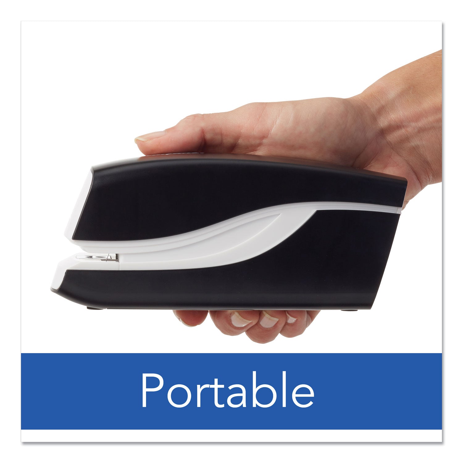 Breeze Automatic Stapler, 20-Sheet Capacity, Black -