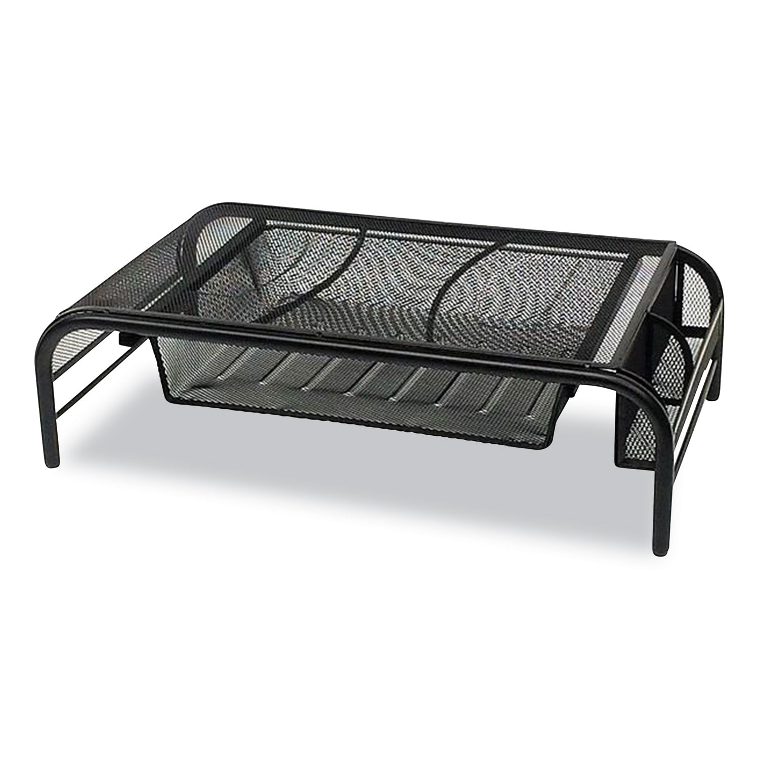 raise-metal-mesh-monitor-stand-with-drawer-20-x-115-x-56-black-supports-25-lbs_emsmmblk - 1