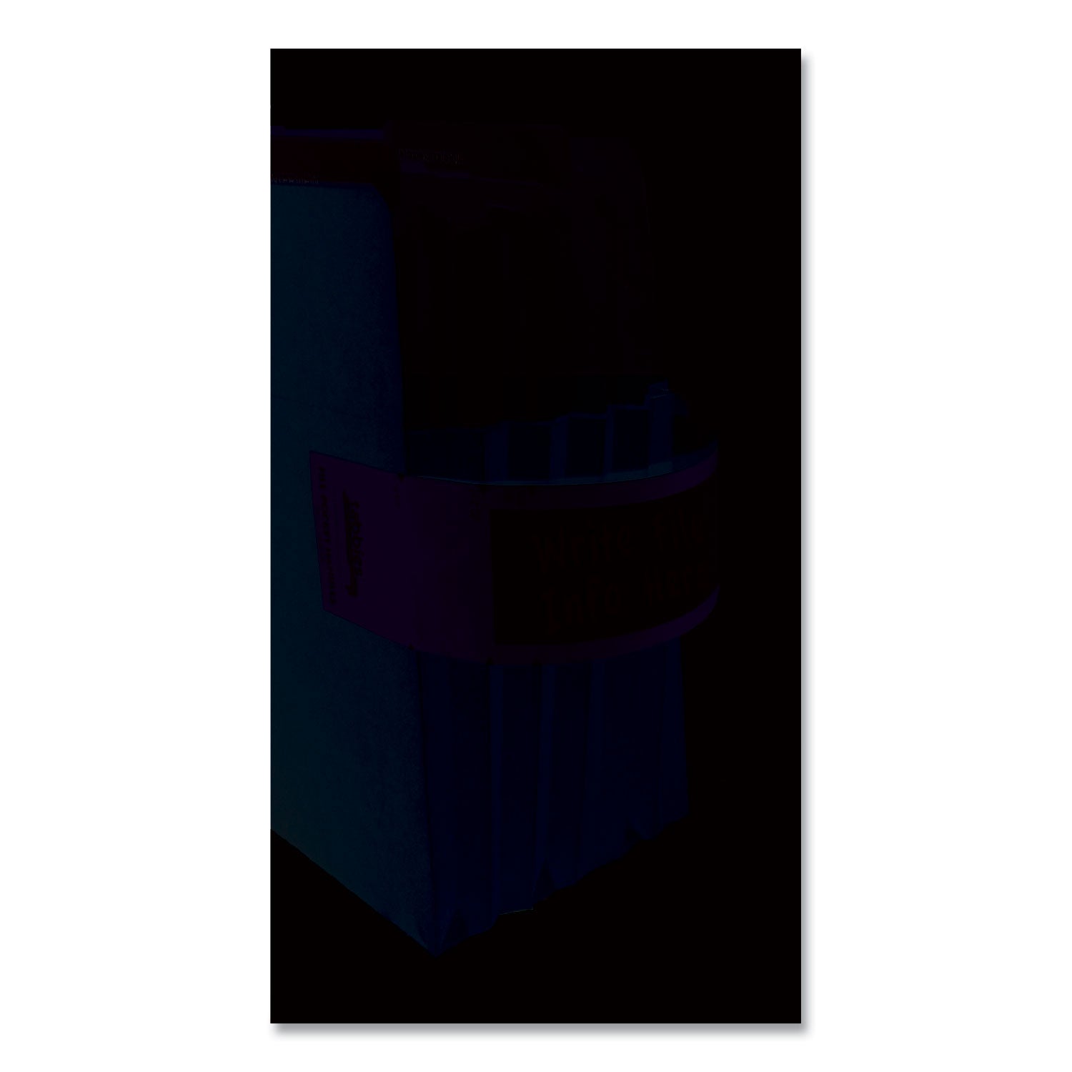 File Pocket Handles, 9.63 x 2, Yellow/White, 4/Sheet, 12 Sheets/Pack -