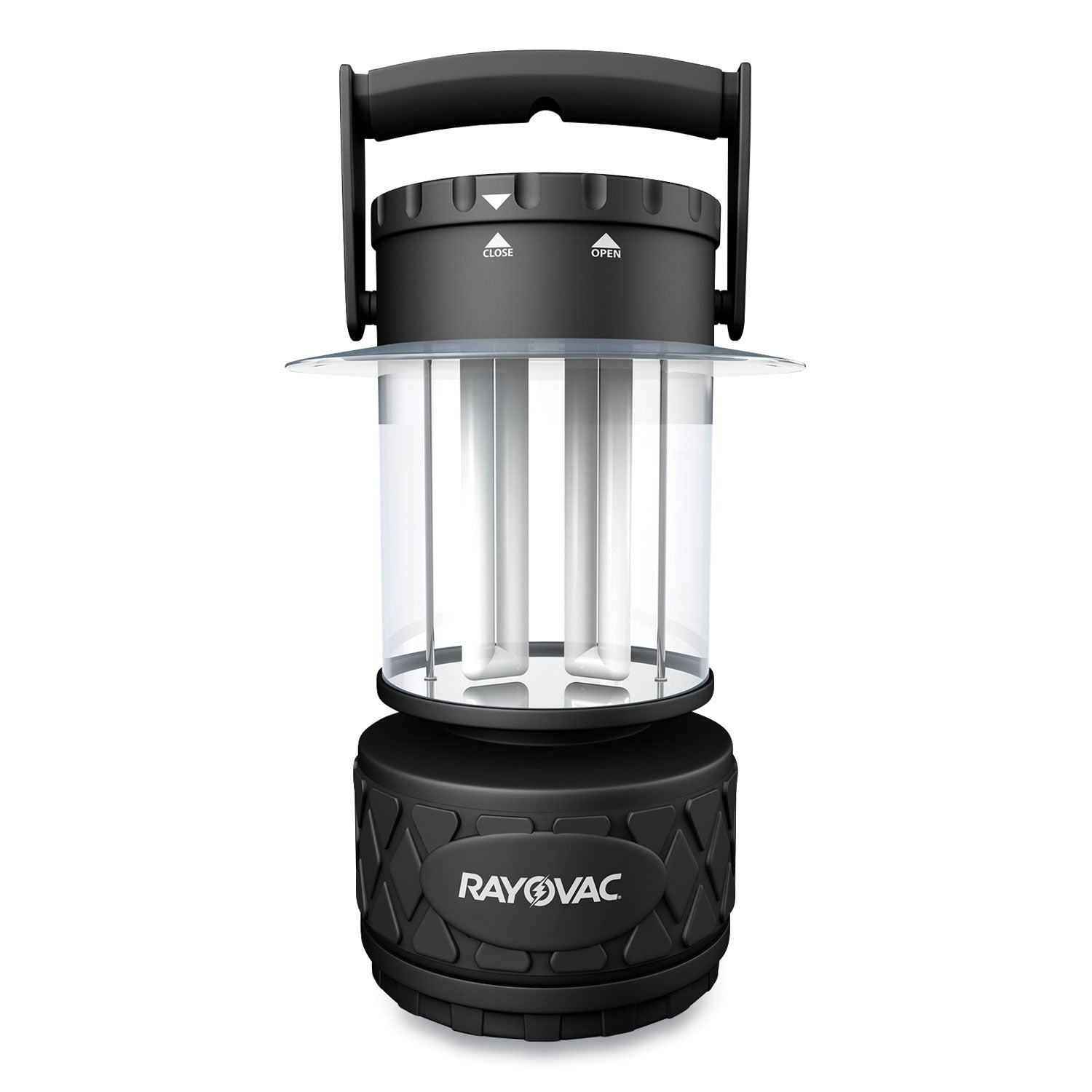Sportsman Fluorescent Lantern, 8 D Batteries (Sold Separately), Black -