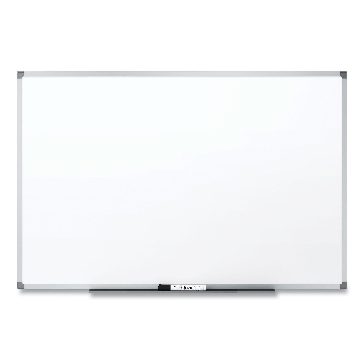 Porcelain Dry Erase Boards, Widescreen, 72 x 48, White Surface, Aluminum Frame -