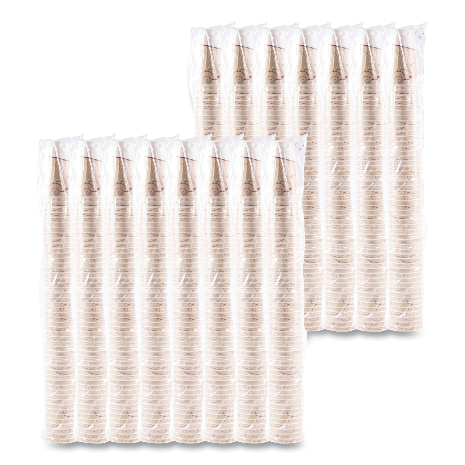 trophy-plus-dual-temperature-insulated-cups-in-symphony-design-16-oz-beige-50-pack-15-packs-carton_sccx16nj8002 - 2