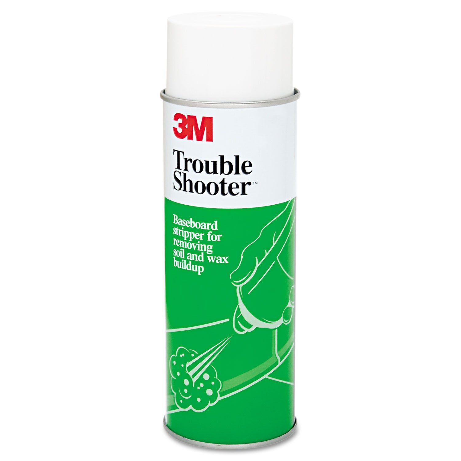 TroubleShooter Baseboard Stripper, 21 oz Aerosol Spray, 12/Carton -