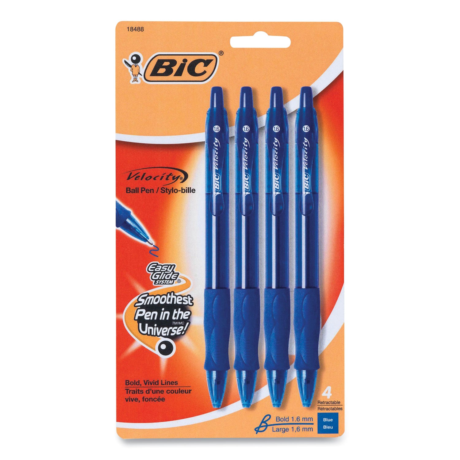 glide-bold-ballpoint-pen-retractable-bold-16-mm-blue-ink-translucent-blue-barrel-4-pack_bicvlgbp41blu - 2