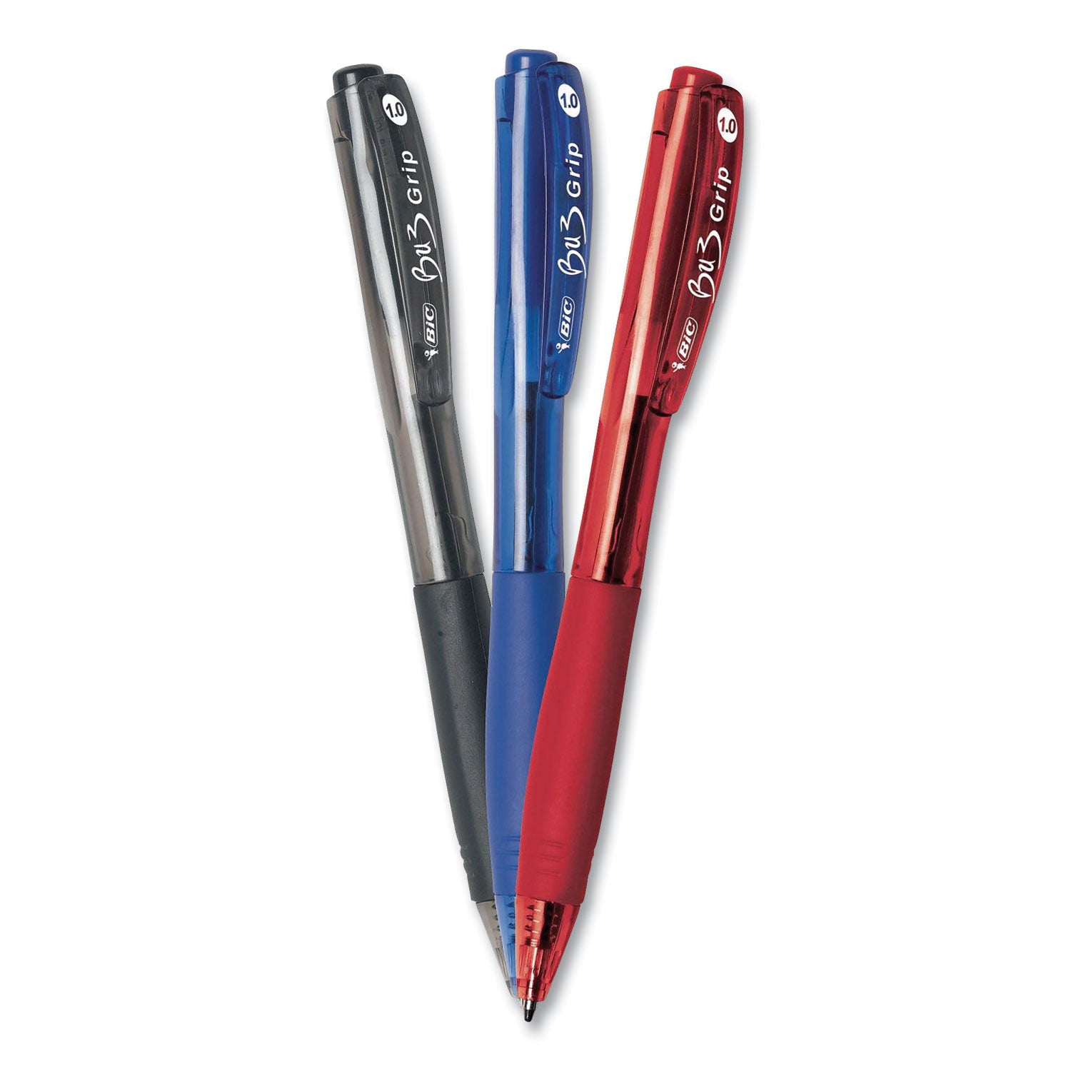 bu3-ballpoint-pen-retractable-medium-1-mm-assorted-ink-and-barrel-colors-18-pack_bicbu3p18ast - 2