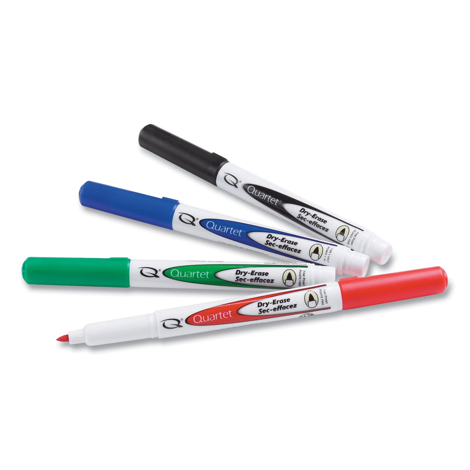 low-odor-dry-erase-marker-fine-bullet-tip-assorted-colors-4-pack_qrt659520q - 2