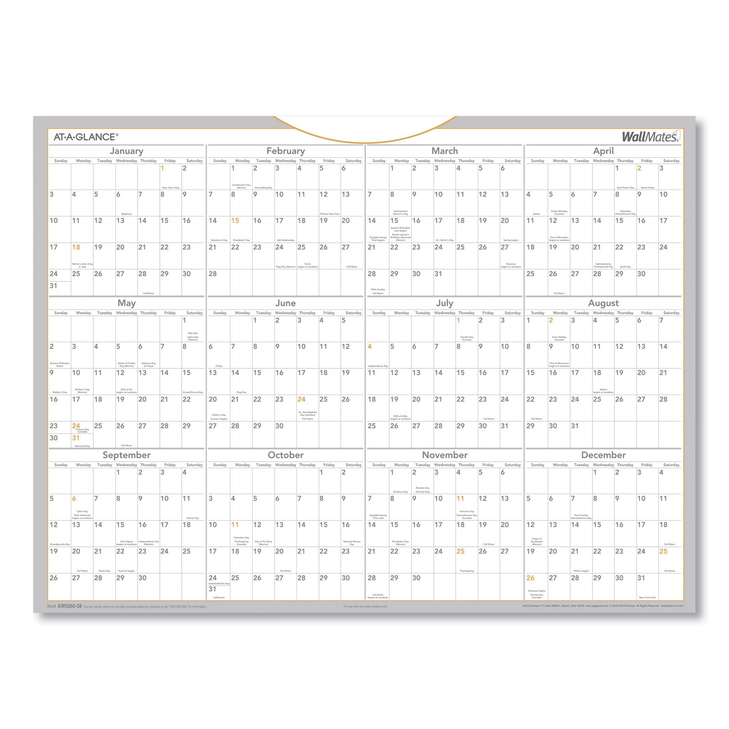wallmates-self-adhesive-dry-erase-yearly-planning-surfaces-24-x-18-white-gray-orange-sheets-12-month-jan-to-dec-2024_aagaw506028 - 1