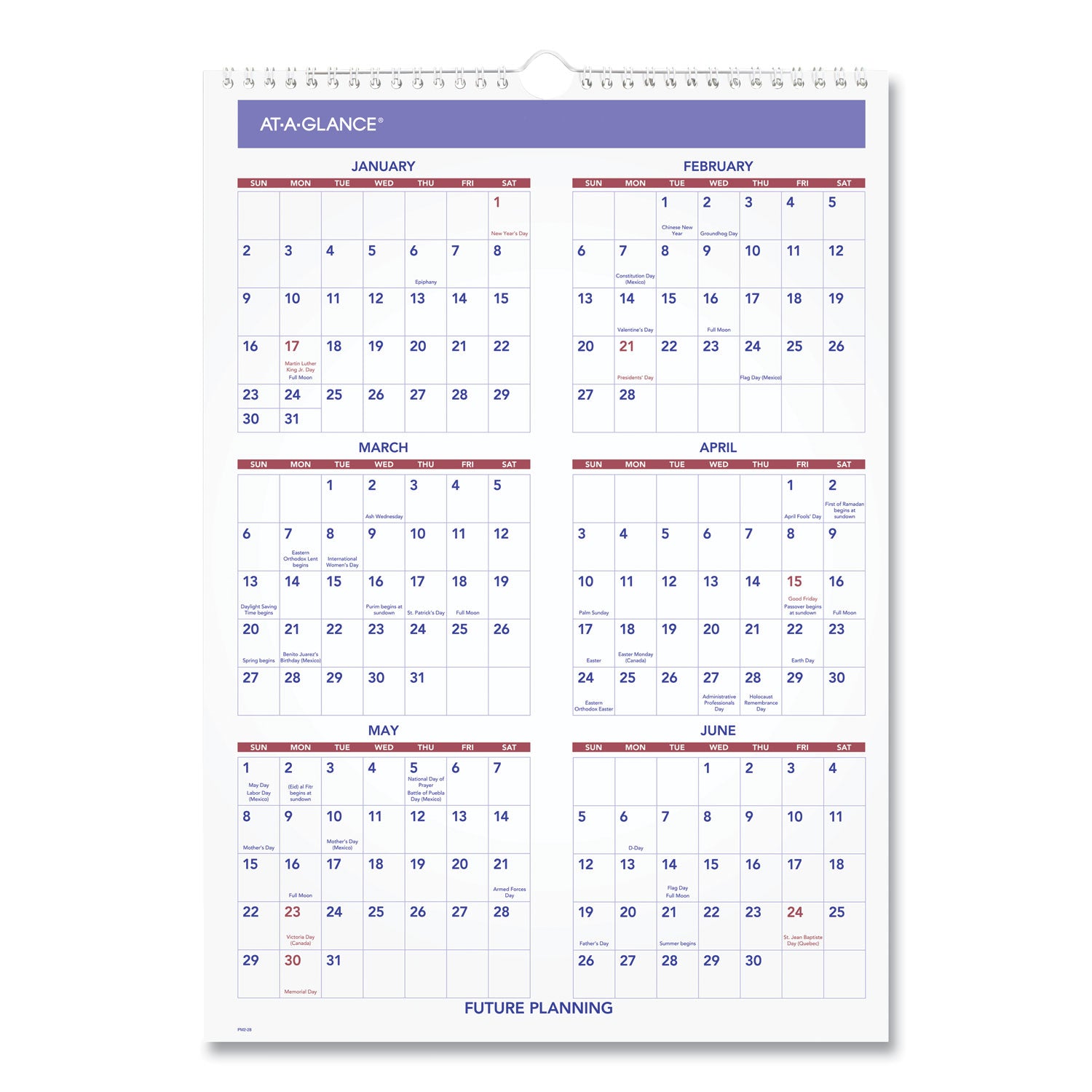 Monthly Wall Calendar with Ruled Daily Blocks, 12 x 17, White Sheets, 12-Month (Jan to Dec): 2024 -