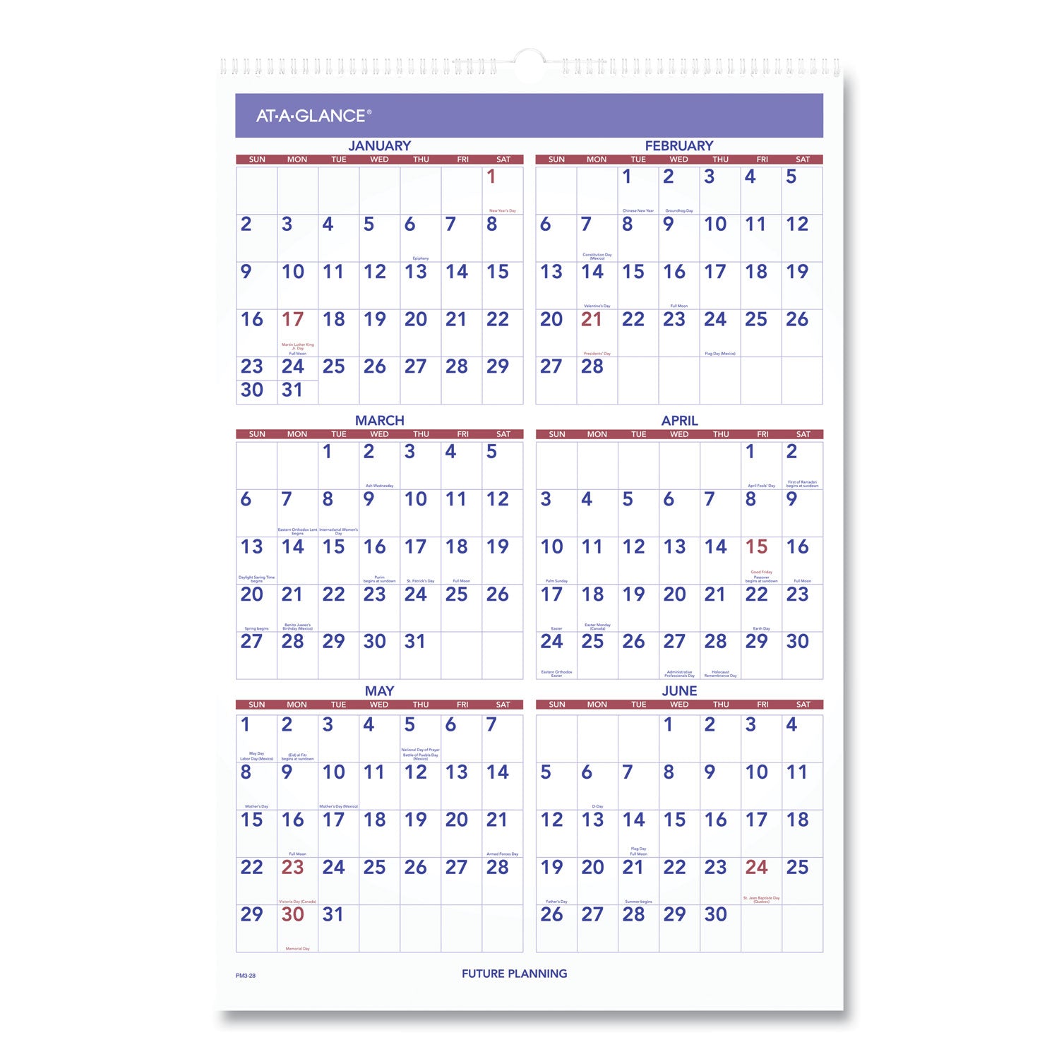 Monthly Wall Calendar with Ruled Daily Blocks, 15.5 x 22.75, White Sheets, 12-Month (Jan to Dec): 2024 -