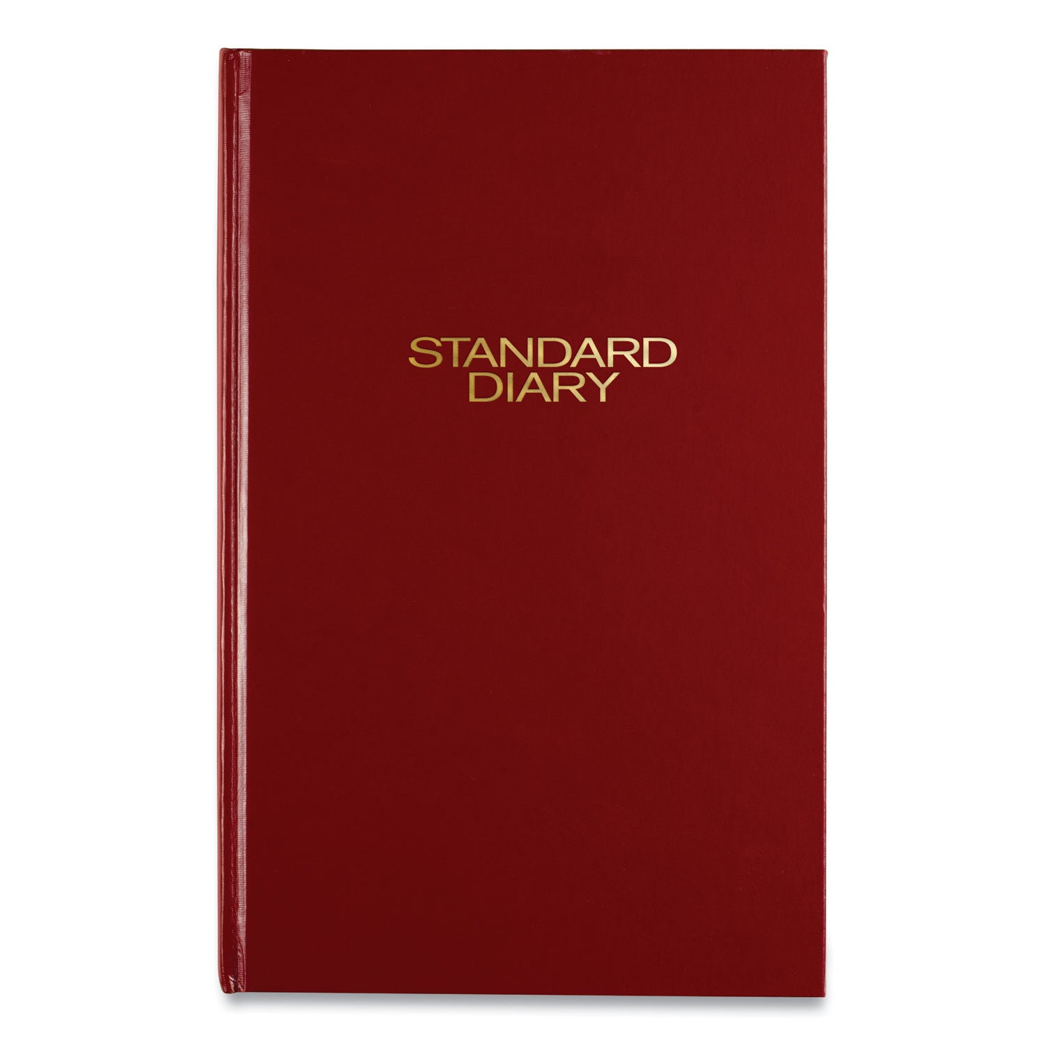 Standard Diary Daily Diary, 2024 Edition, Wide/Legal Rule, Red Cover, (200) 12 x 7.75 Sheets -