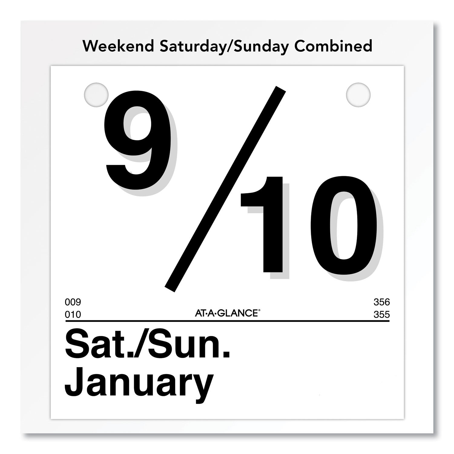 Today Is Daily Wall Calendar Refill, 6 x 6, White Sheets, 12-Month (Jan to Dec): 2024 - 2