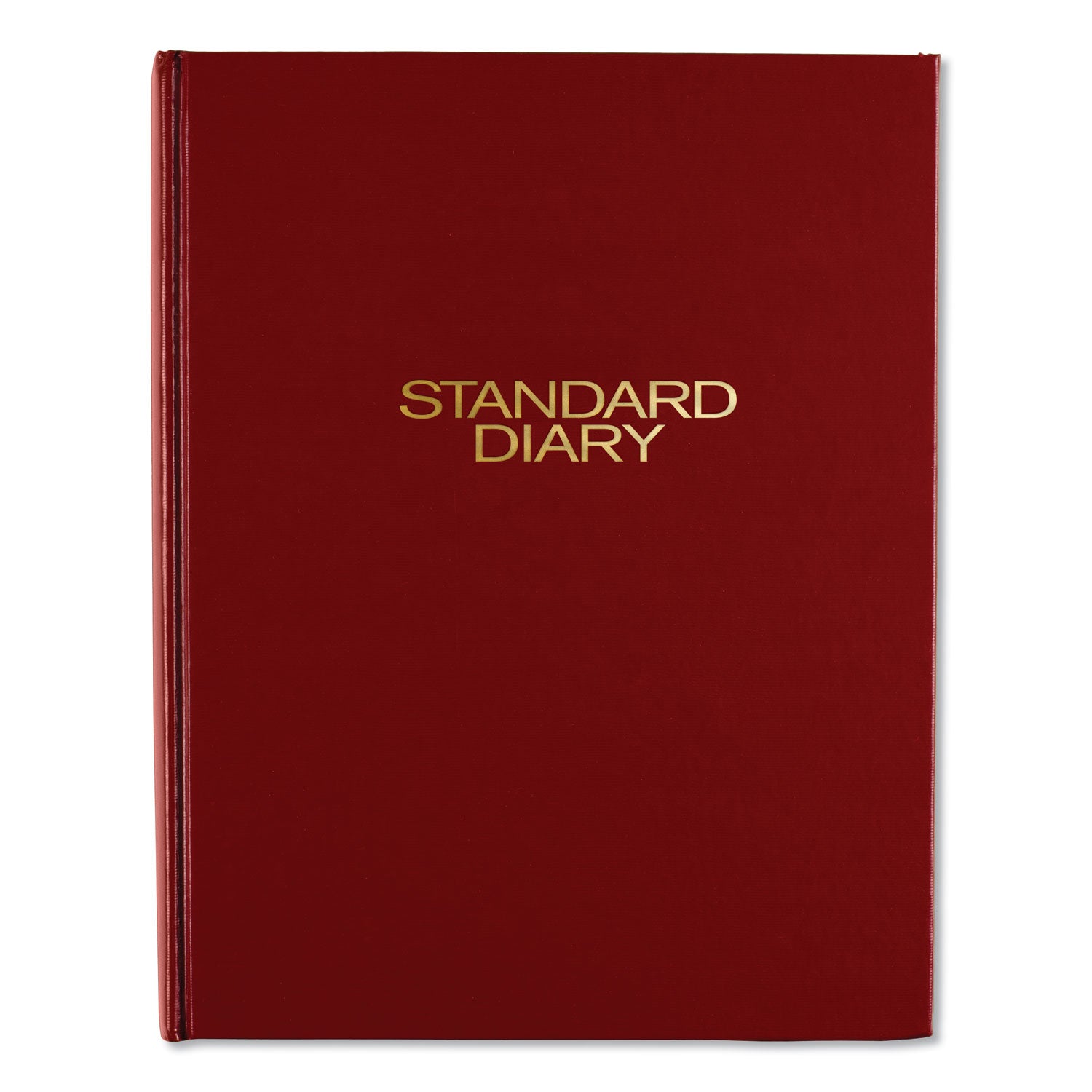 Standard Diary Daily Diary, 2024 Edition, Medium/College Rule, Red Cover, (200) 9.5 x 7.5 Sheets -