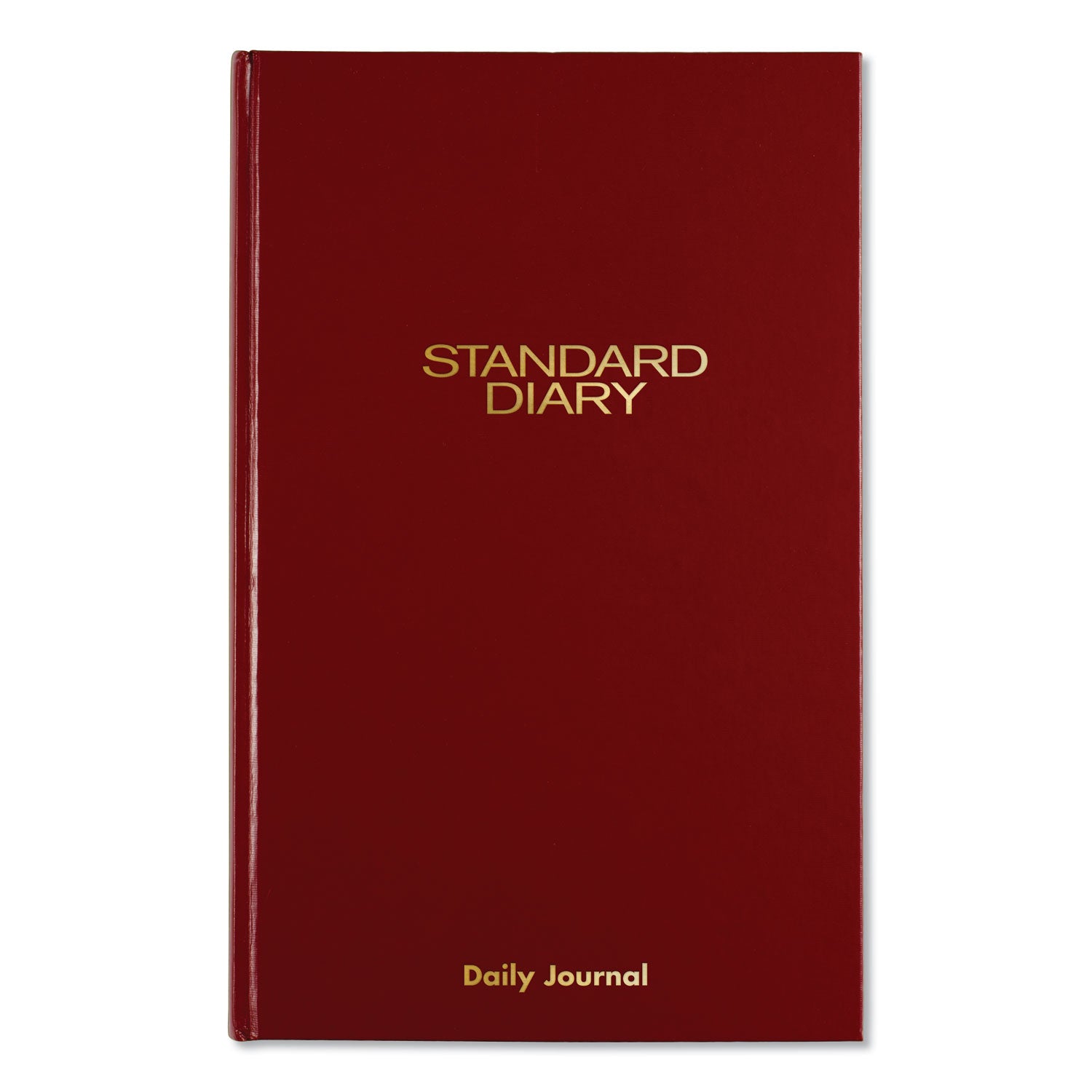 Standard Diary Daily Journal, 2024 Edition, Wide/Legal Rule, Red Cover, (210) 12 x 7.75 Sheets -