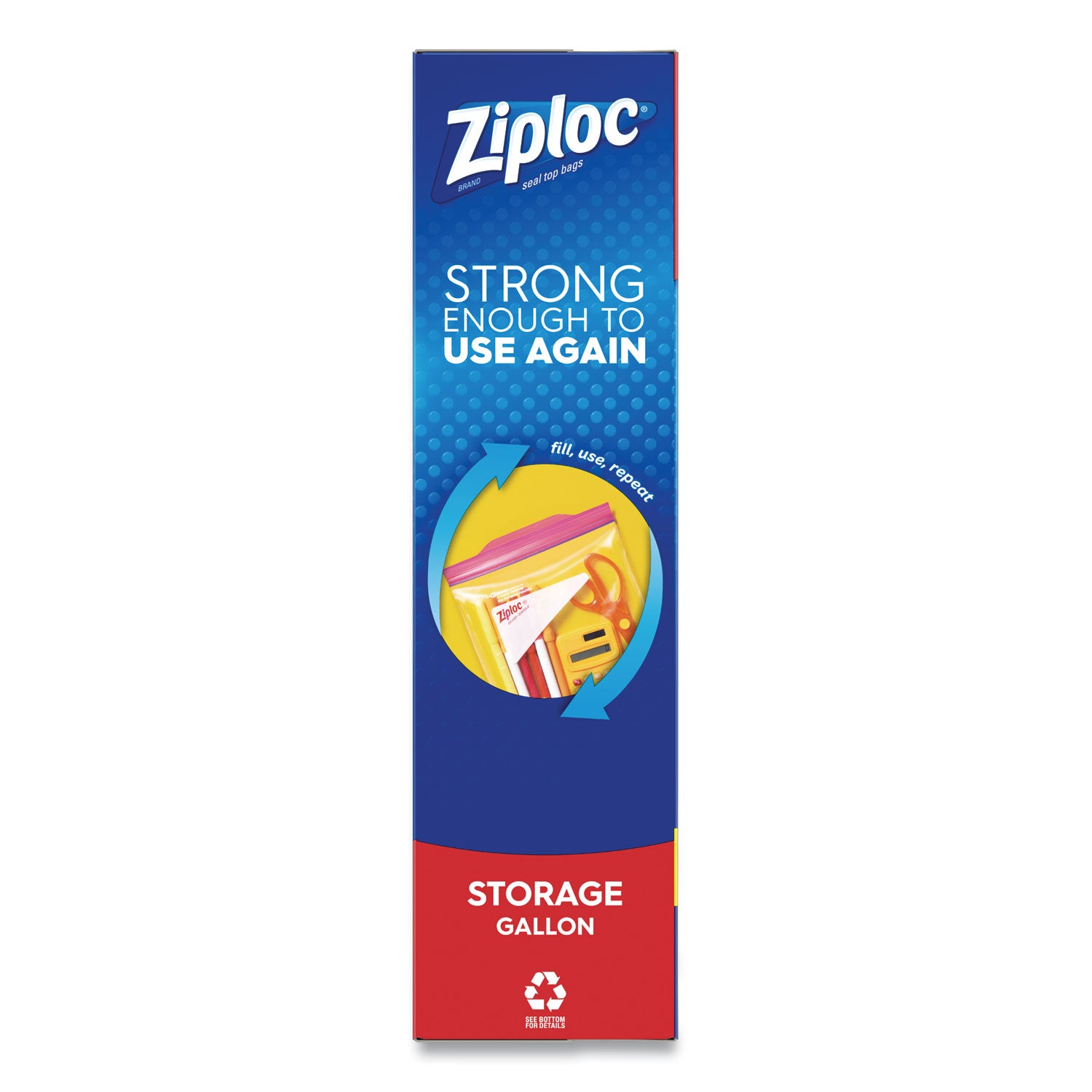 double-zipper-storage-bags-1-gal-175-mil-1056-x-1075-clear-38-bags-box-9-boxes-carton_sjn314470 - 2