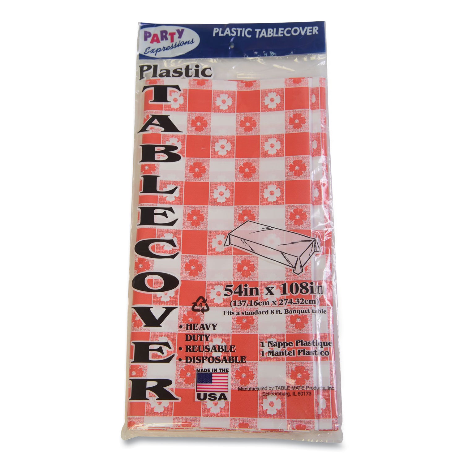table-set-rectangular-table-covers-heavyweight-plastic-54-x-108-plaid-red-white-6-pack_tbl549rdg - 1