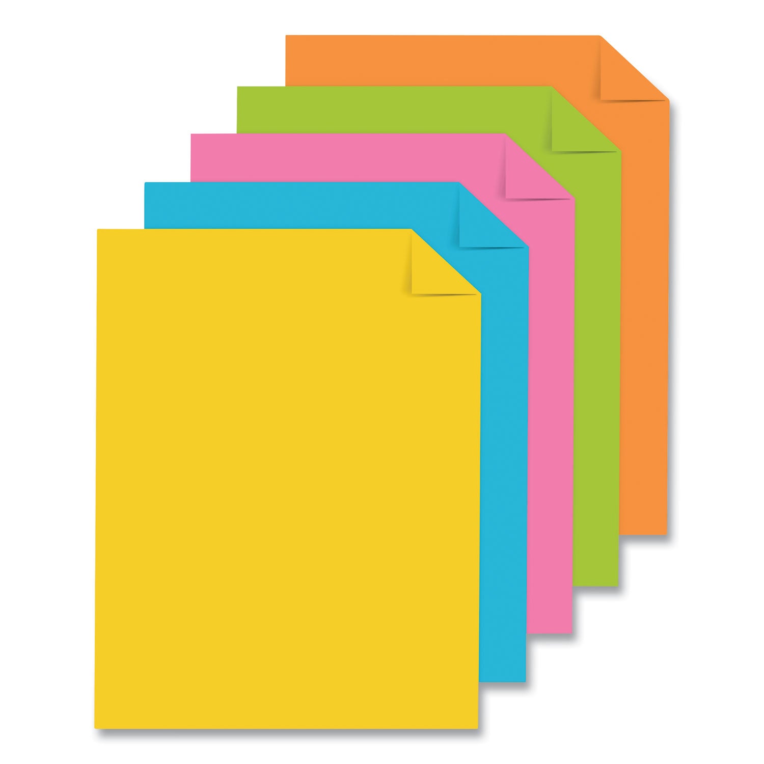 color-paper--radiant-assortment-24-lb-bond-weight-85-x-11-assorted-radiant-colors-300-pack_wau91642 - 2