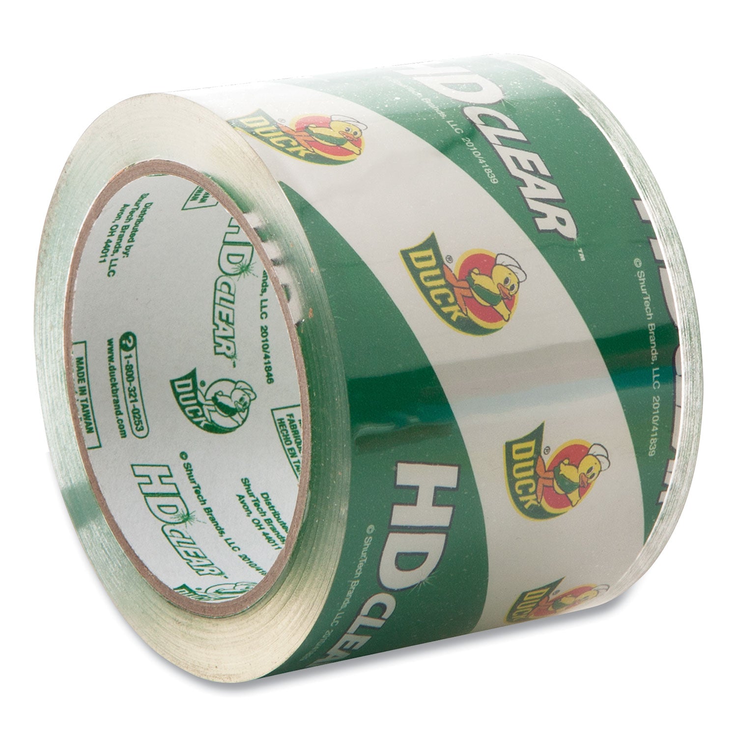 Heavy-Duty Carton Packaging Tape, 3" Core, 3" x 54.6 yds, Clear, 6/Pack - 2