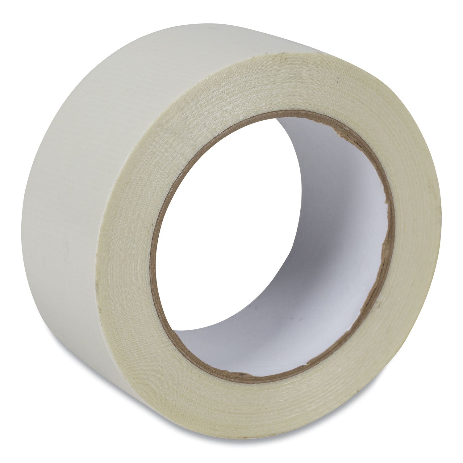 Carpet Tape, 3" Core, 1.88" x 75 ft, White -