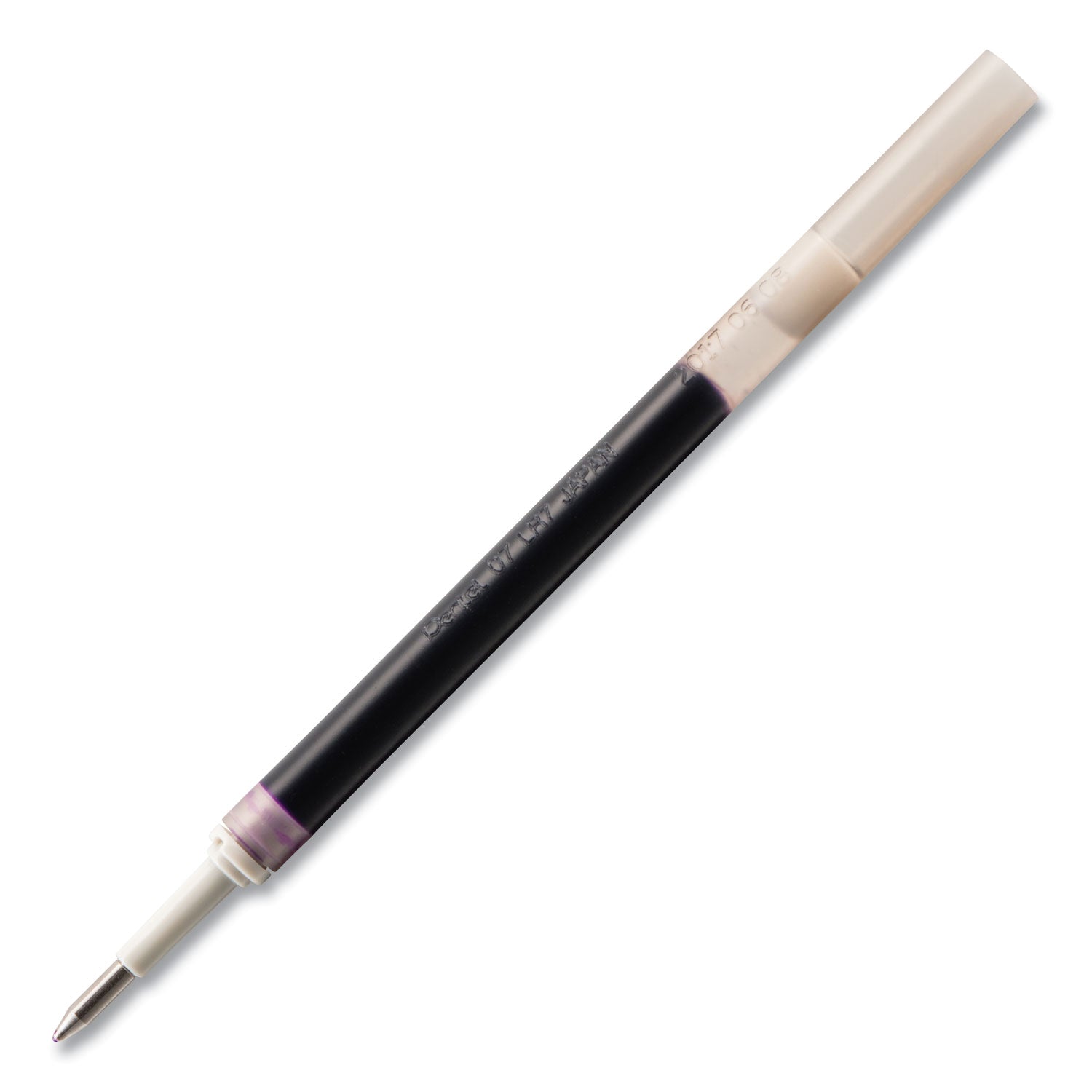 Refill for Pentel EnerGel Retractable Liquid Gel Pens, Medium Conical Tip, Violet Ink -