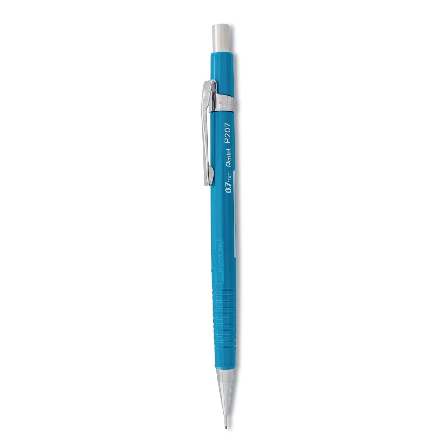 Sharp Mechanical Pencil, 0.7 mm, HB (#2), Black Lead, Blue Barrel -