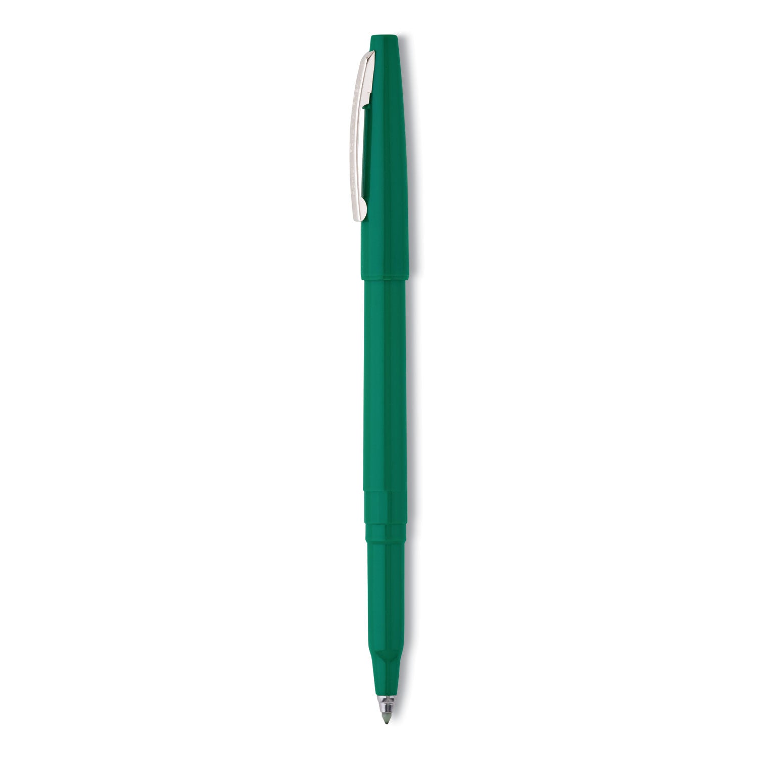 Rolling Writer Roller Ball Pen, Stick, Medium 0.8 mm, Green Ink, Green Barrel, Dozen -