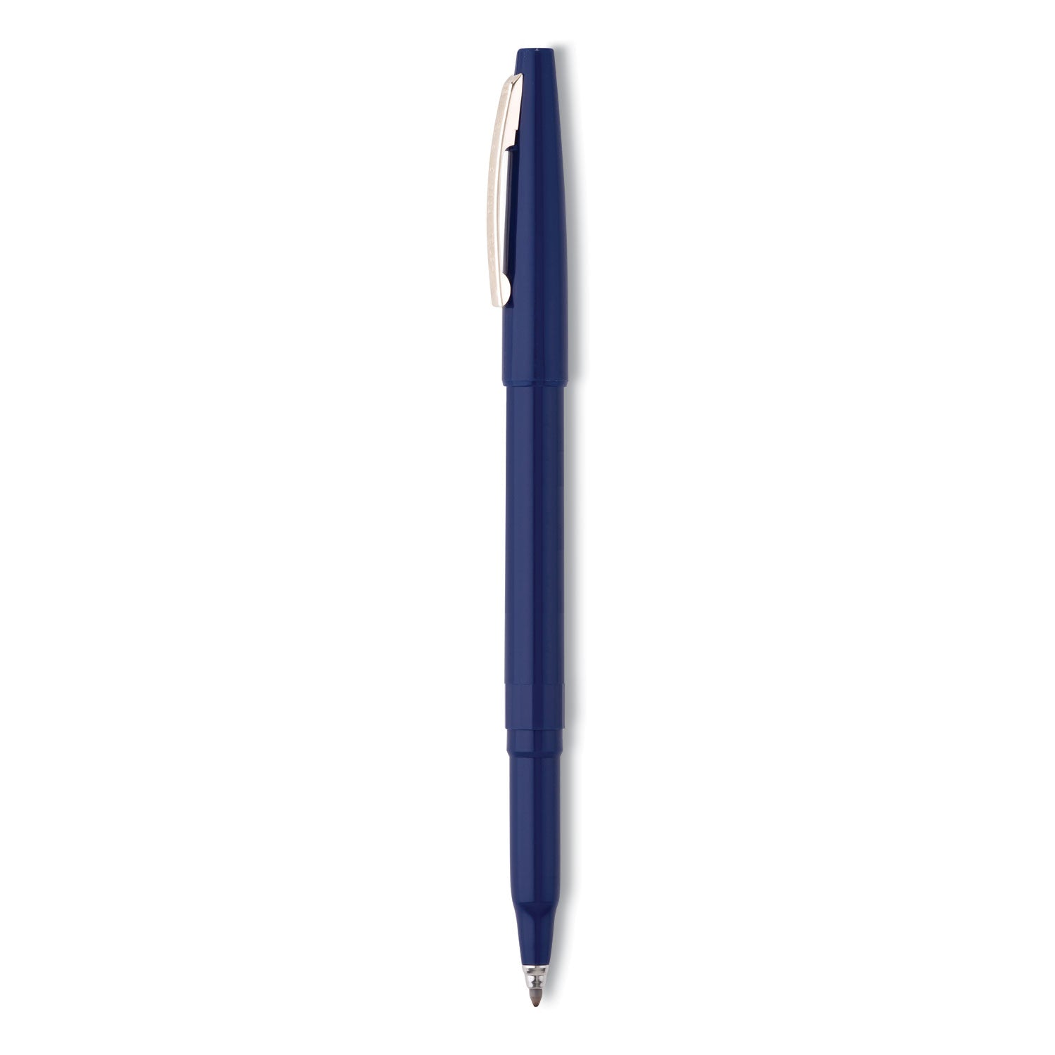 Rolling Writer Roller Ball Pen, Stick, Medium 0.8 mm, Blue Ink, Blue Barrel, Dozen -