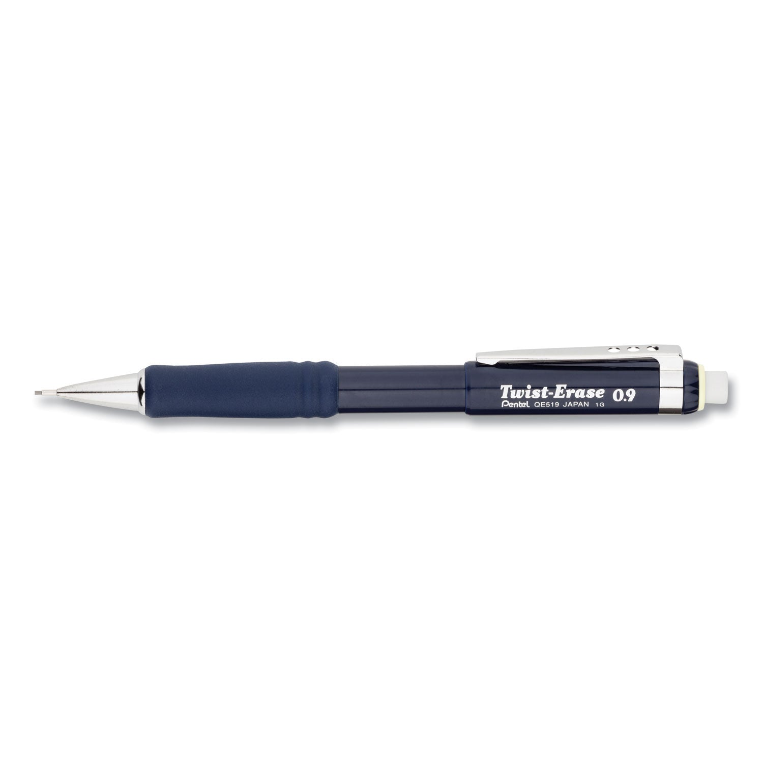 Twist-Erase III Mechanical Pencil, 0.9 mm, HB (#2), Black Lead, Blue Barrel -