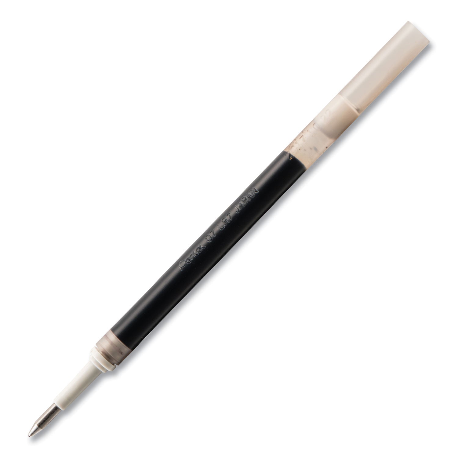 Refill for Pentel EnerGel Retractable Liquid Gel Pens, Medium Conical Tip, Black Ink -