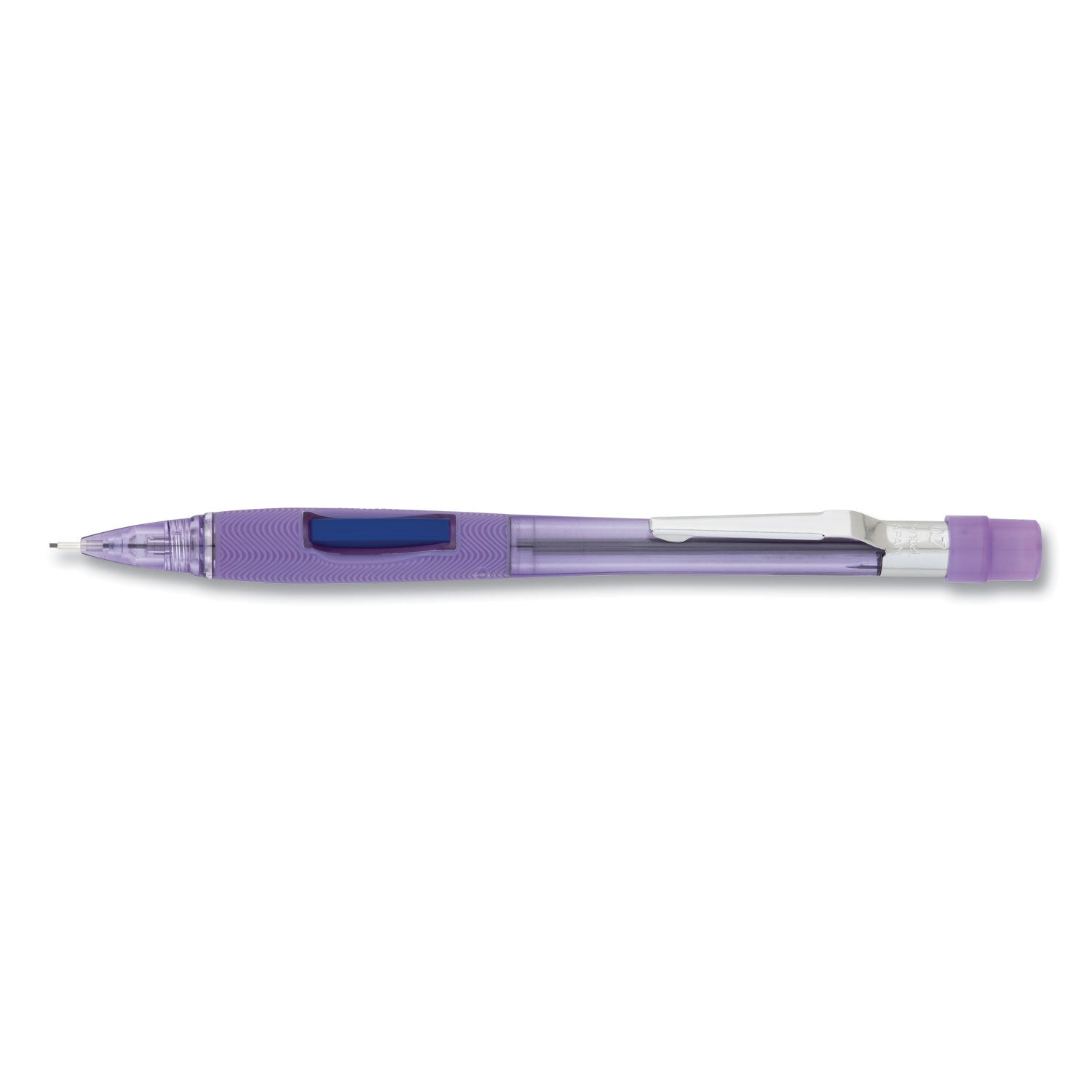 Quicker Clicker Mechanical Pencil, 0.7 mm, HB (#2), Black Lead, Transparent Violet Barrel -