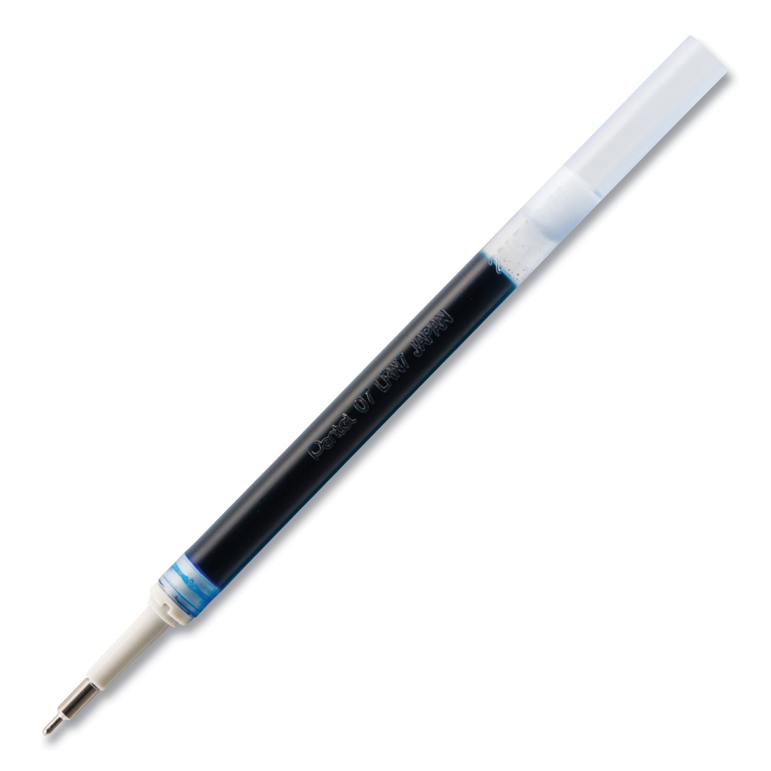 Refill for Pentel EnerGel Retractable Liquid Gel Pens, Medium Needle Tip, Blue Ink -