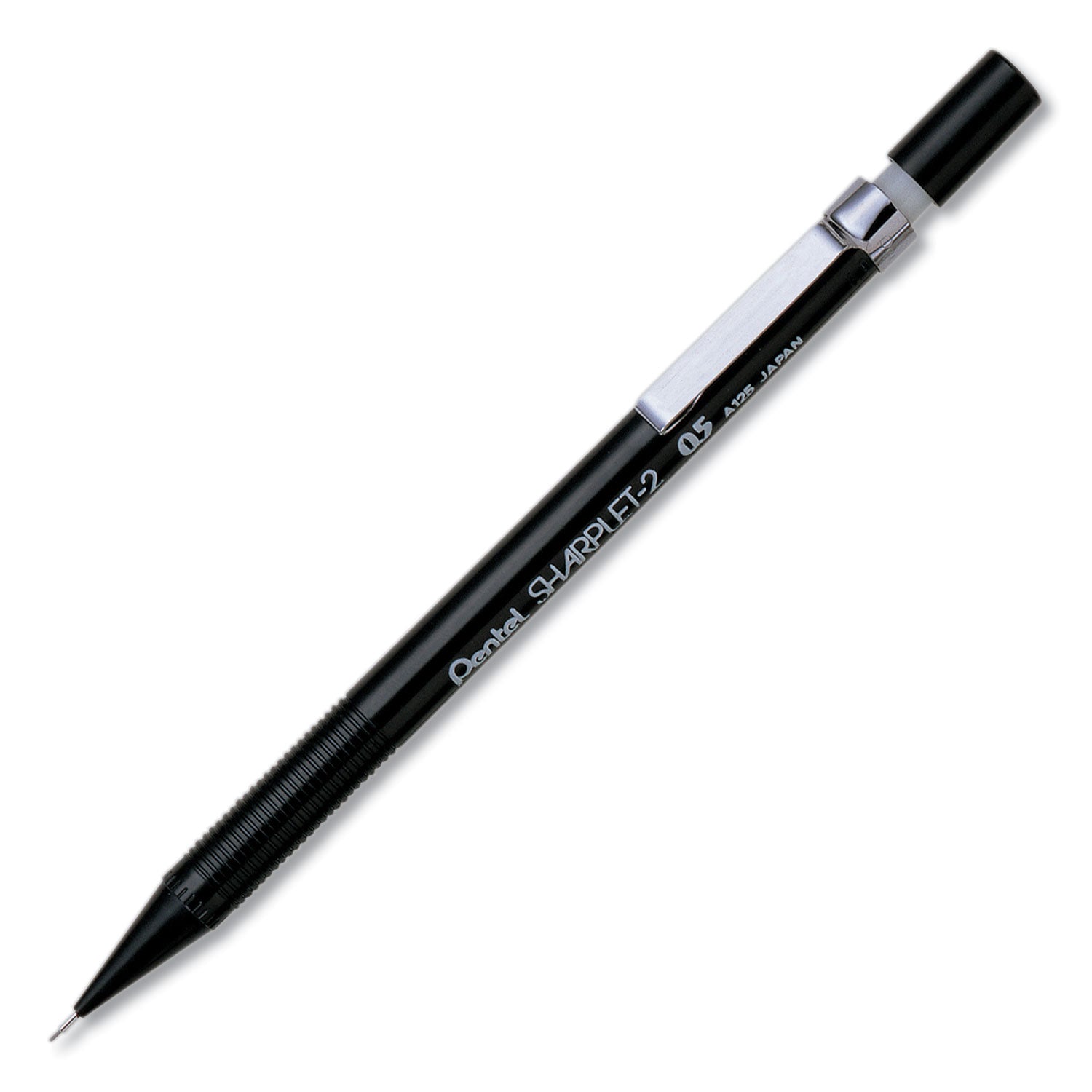 Sharplet-2 Mechanical Pencil, 0.5 mm, HB (#2), Black Lead, Black Barrel -