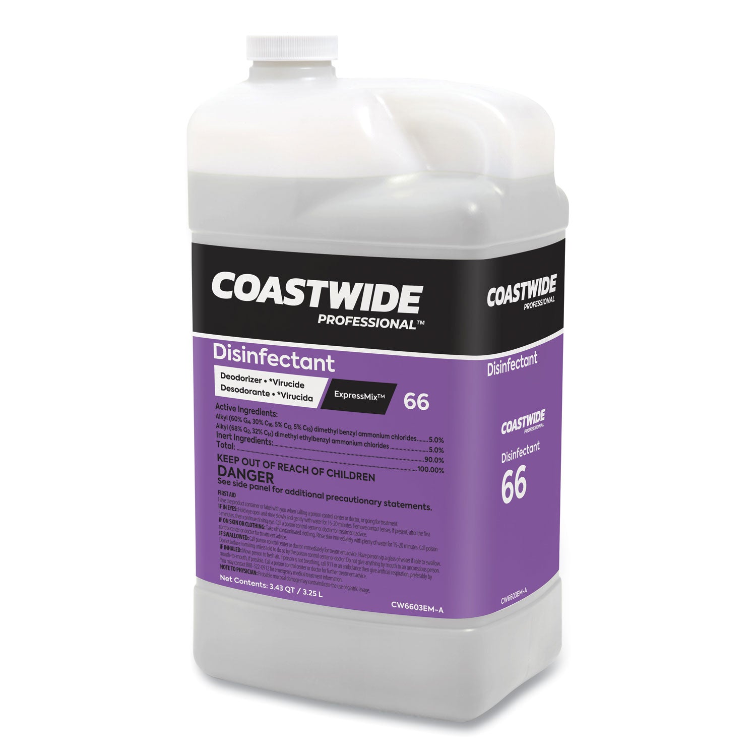 disinfectant-66-deodorizer-virucide-concentrate-for-expressmix-systems-unscented-110-oz-bottle-2-carton_cwz24321413 - 2