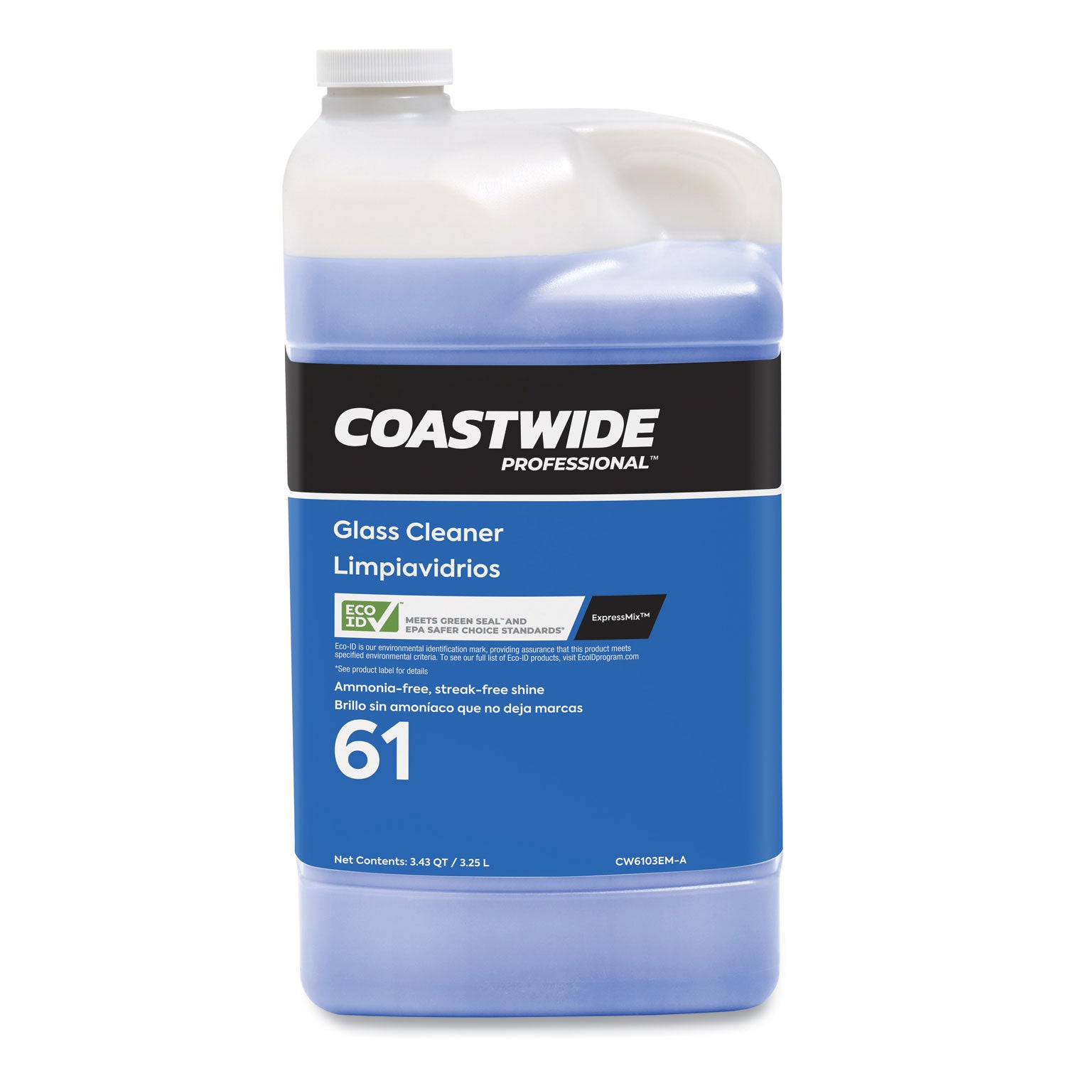 glass-cleaner-61-eco-id-ammonia-free-concentrate-for-expressmix-systems-unscented-110-oz-bottle-2-carton_cwz24323031 - 1