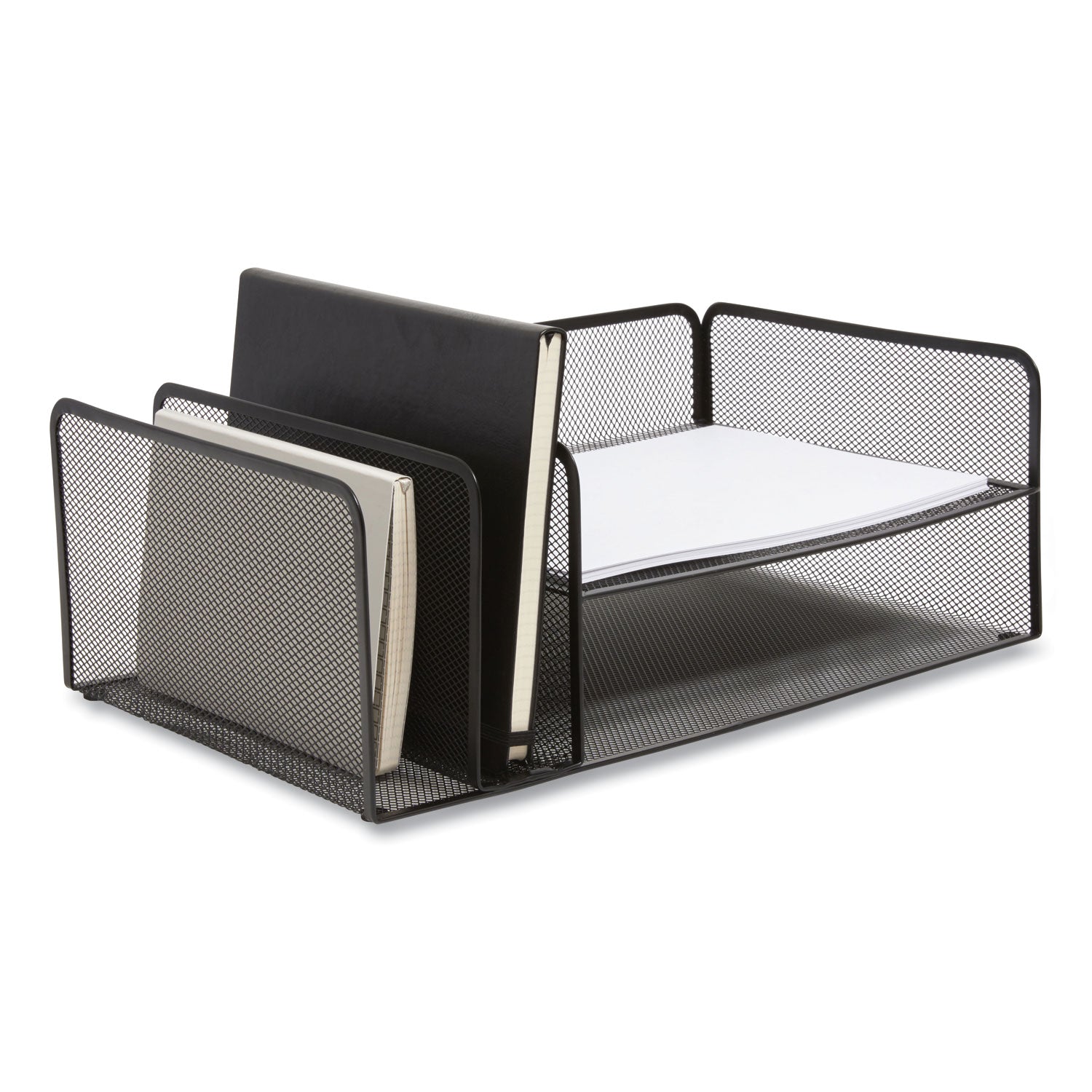 wire-mesh-combination-organizer-vertical-horizontal-4-sections-letter-size-112-x-174-x-654-matte-black_tud24402476 - 1