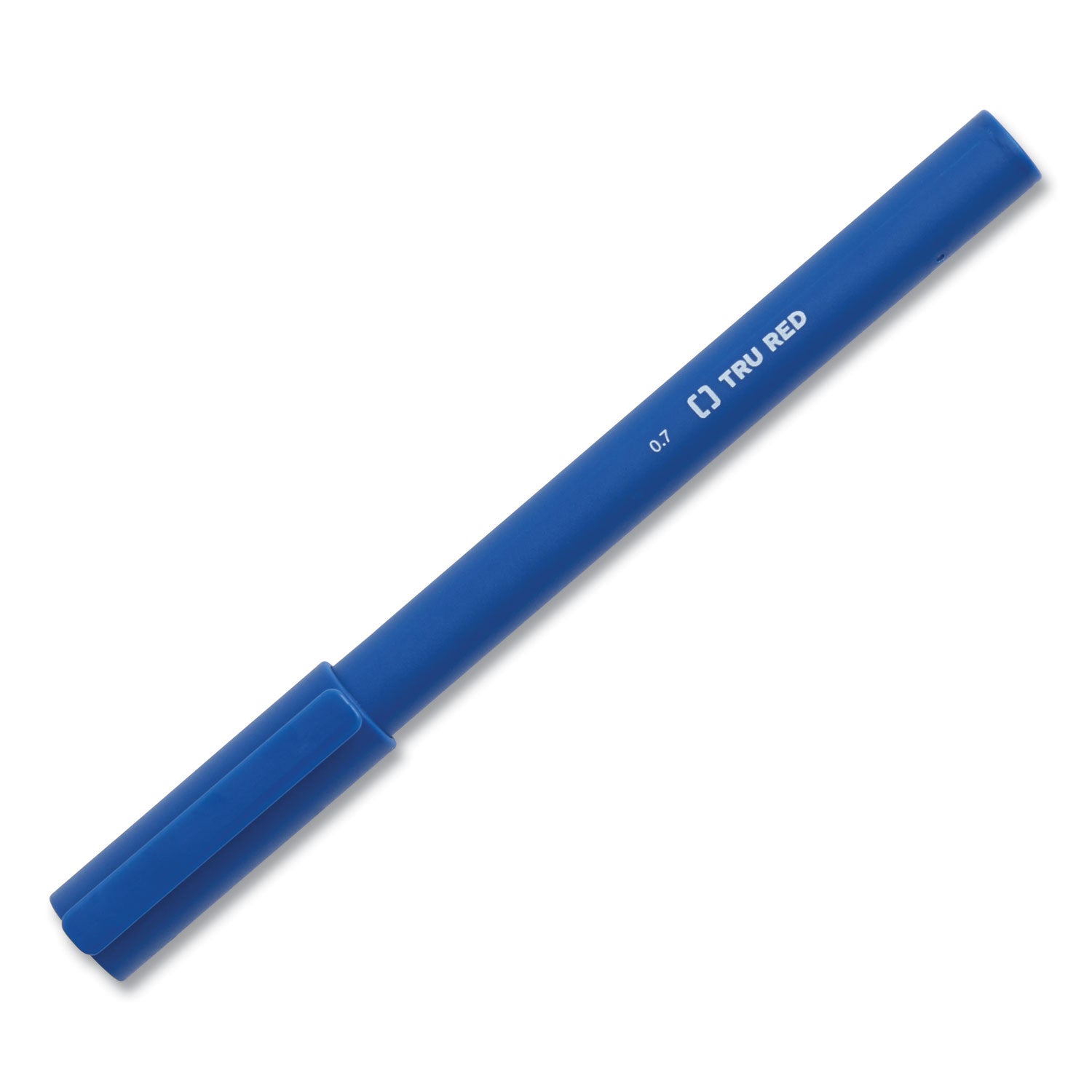 quick-dry-gel-pen-retractable-fine-05-mm-blue-ink-blue-barrel-dozen_tud24377038 - 2