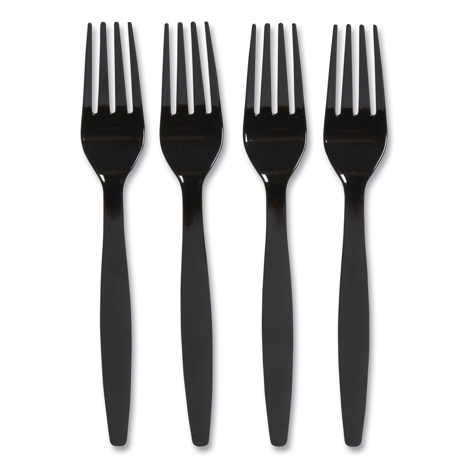 heavyweight-plastic-cutlery-fork-black-100-pack_prk24390990 - 1