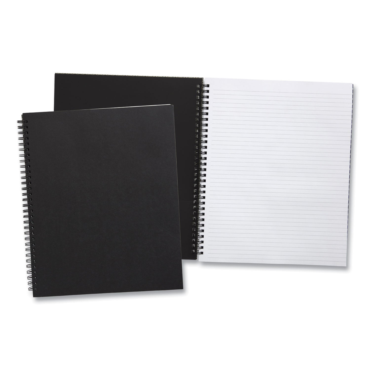 wirebound-soft-cover-notebook-1-subject-narrow-rule-black-cover-80-11-x-85-sheets_tud24377310 - 2