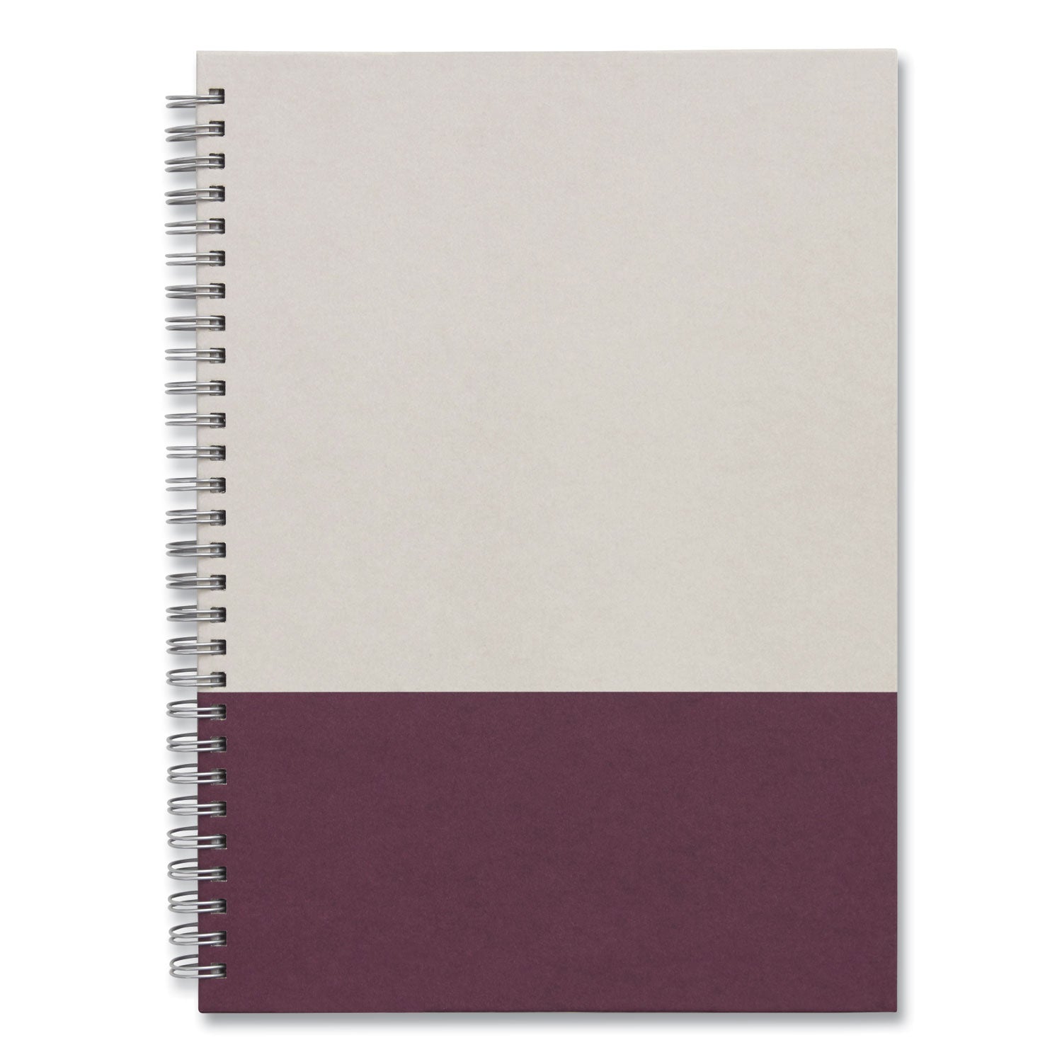 wirebound-hardcover-notebook-1-subject-narrow-rule-gray-purple-cover-80-95-x-65-sheets_tud24383522 - 1