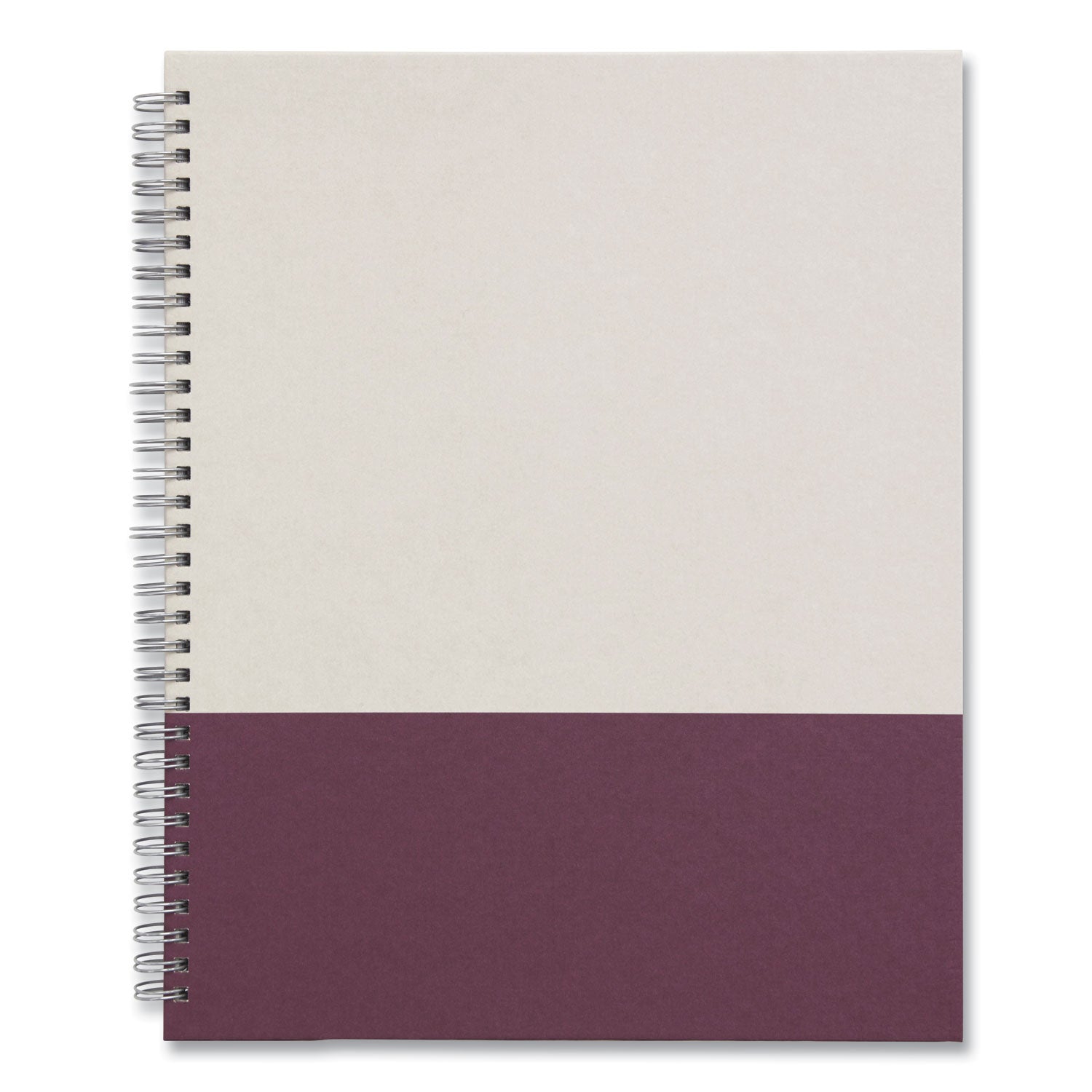 wirebound-hardcover-notebook-1-subject-narrow-rule-gray-purple-cover-80-11-x-85-sheets_tud24383514 - 1