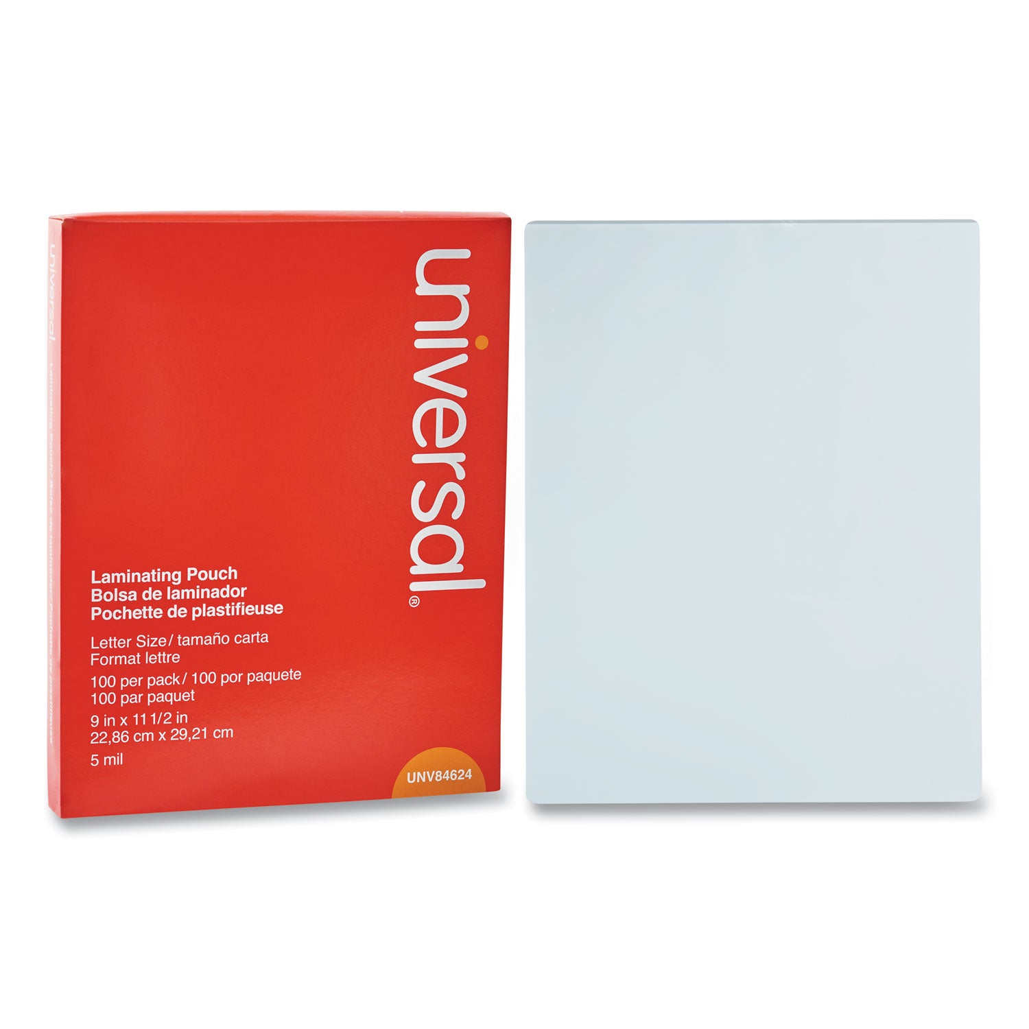 laminating-pouches-5-mil-9-x-115-gloss-clear-100-pack_unv84624 - 1