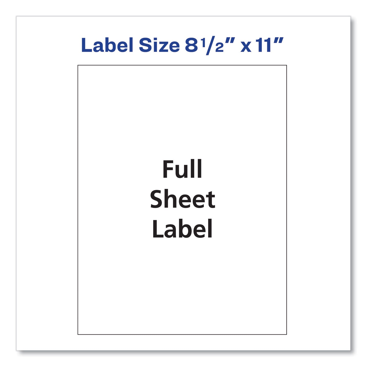 Shipping Labels with TrueBlock Technology, Laser Printers, 8.5 x 11, White, 25/Pack -
